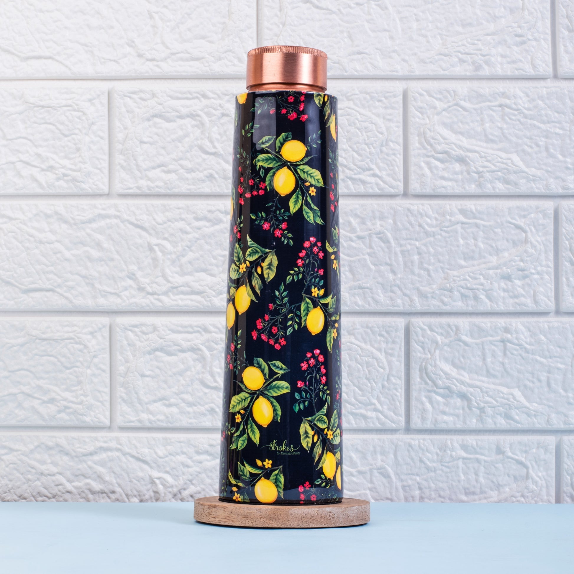 Zesty Lemon Copper Bottle