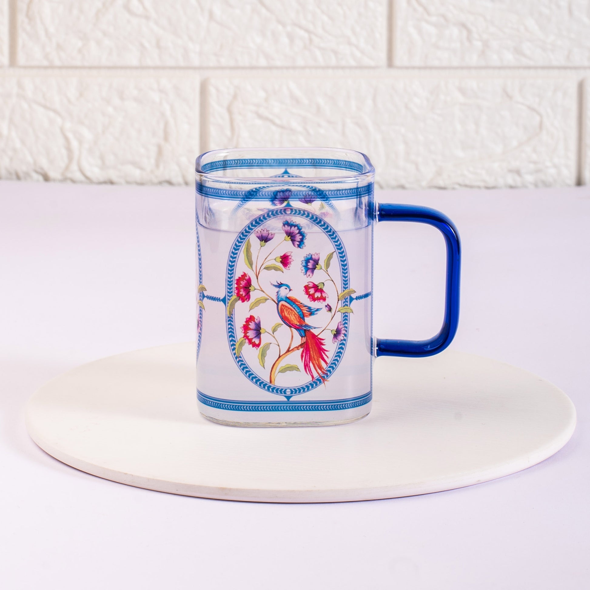 The Songbird Square Mugs Set of 2