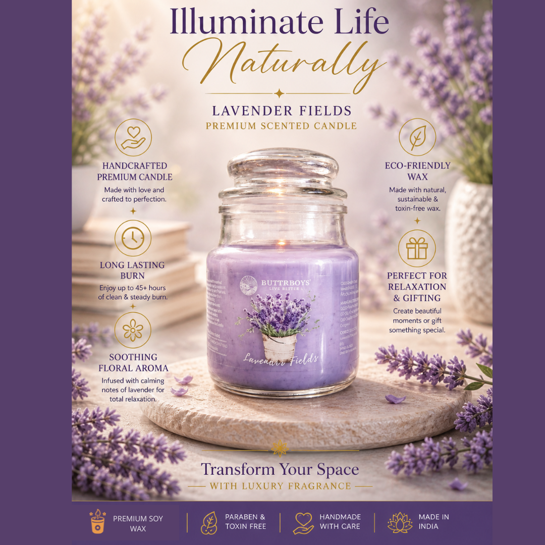 Lavender Fields (Lavender) Artisan Candle