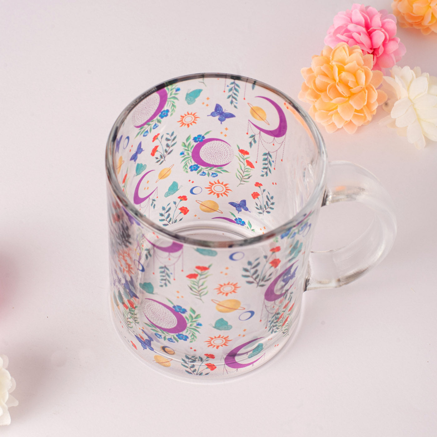 The Moon Child Glass Mug