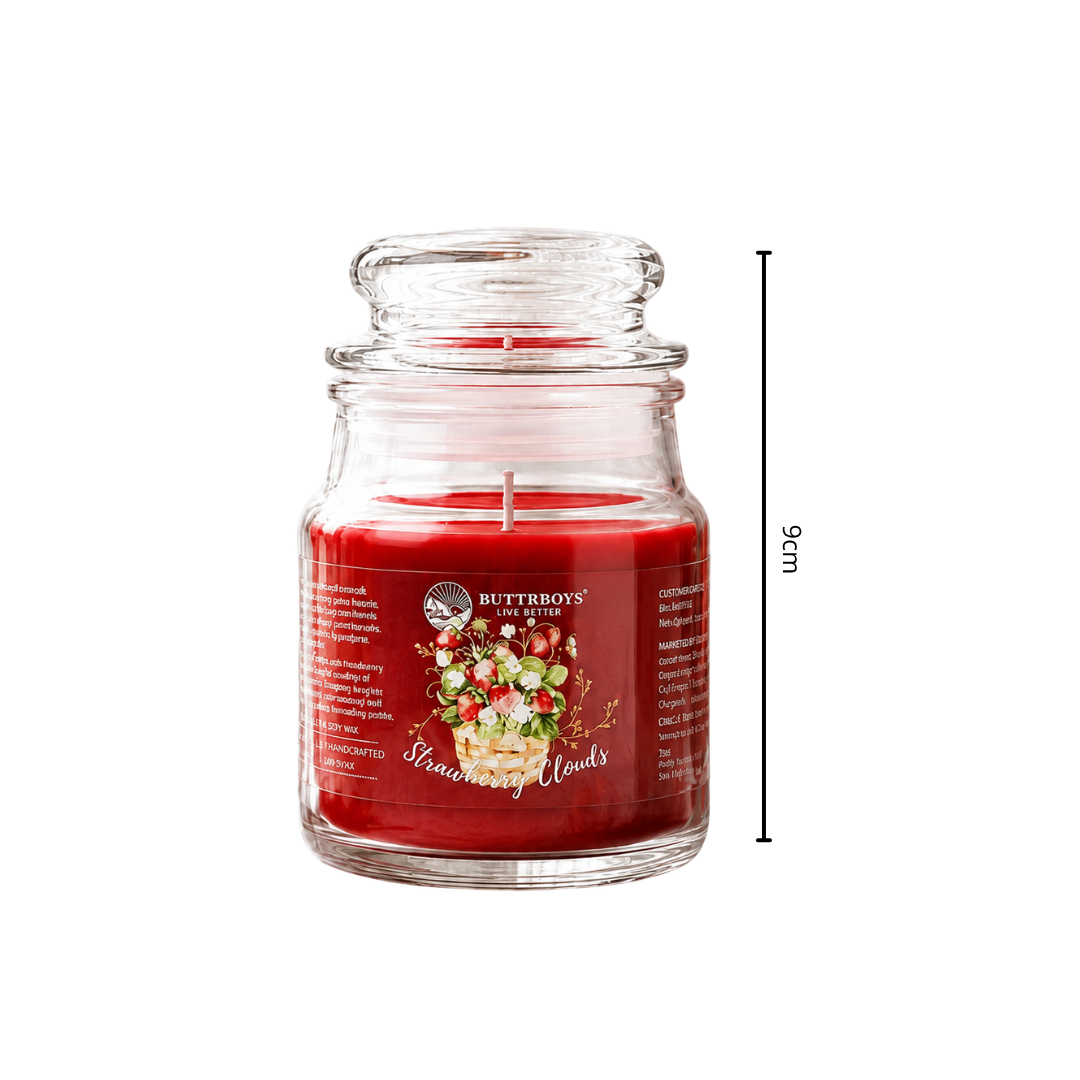 Strawberry Clouds (Strawberry) Artisan Candle