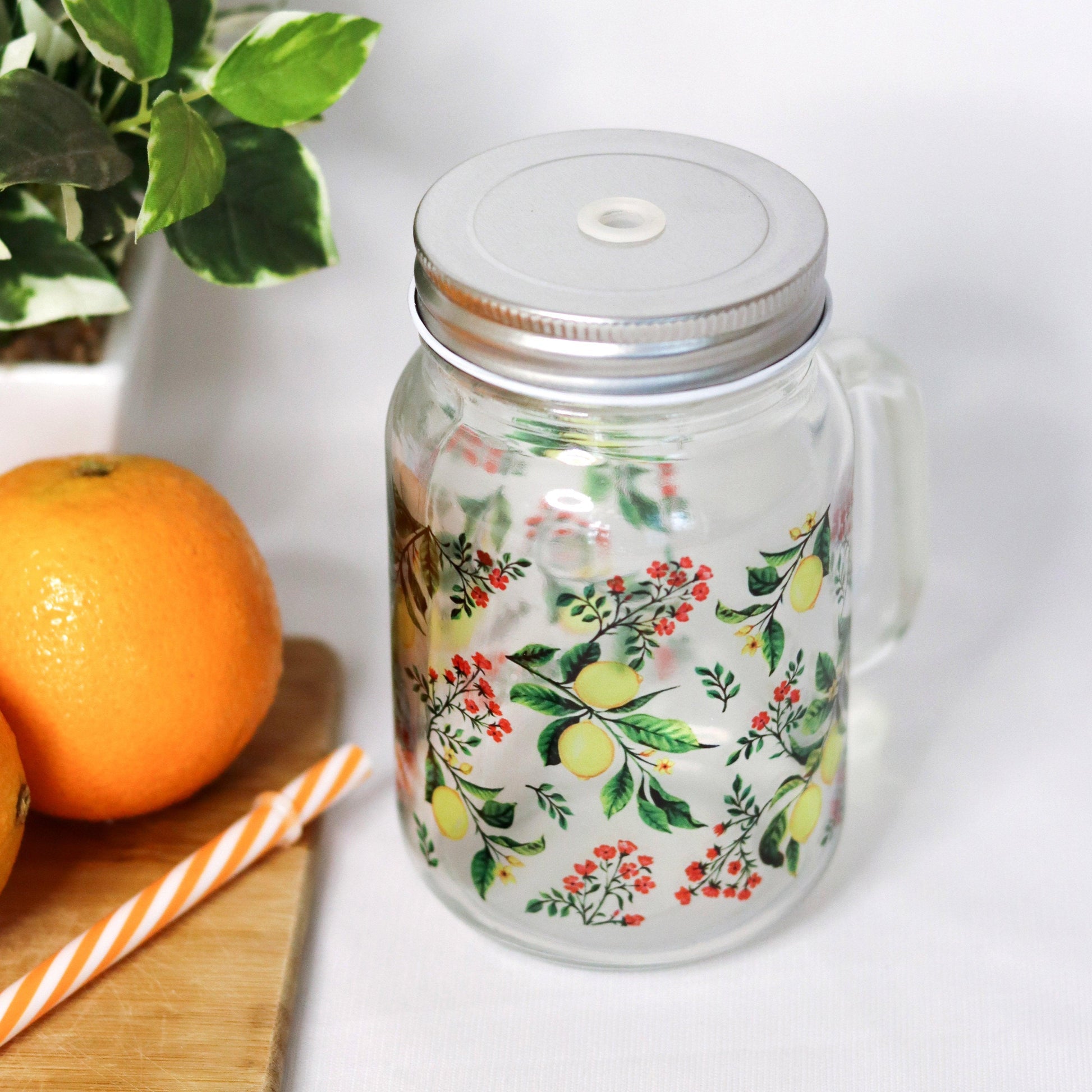 Zesty Lemon Mason Jar