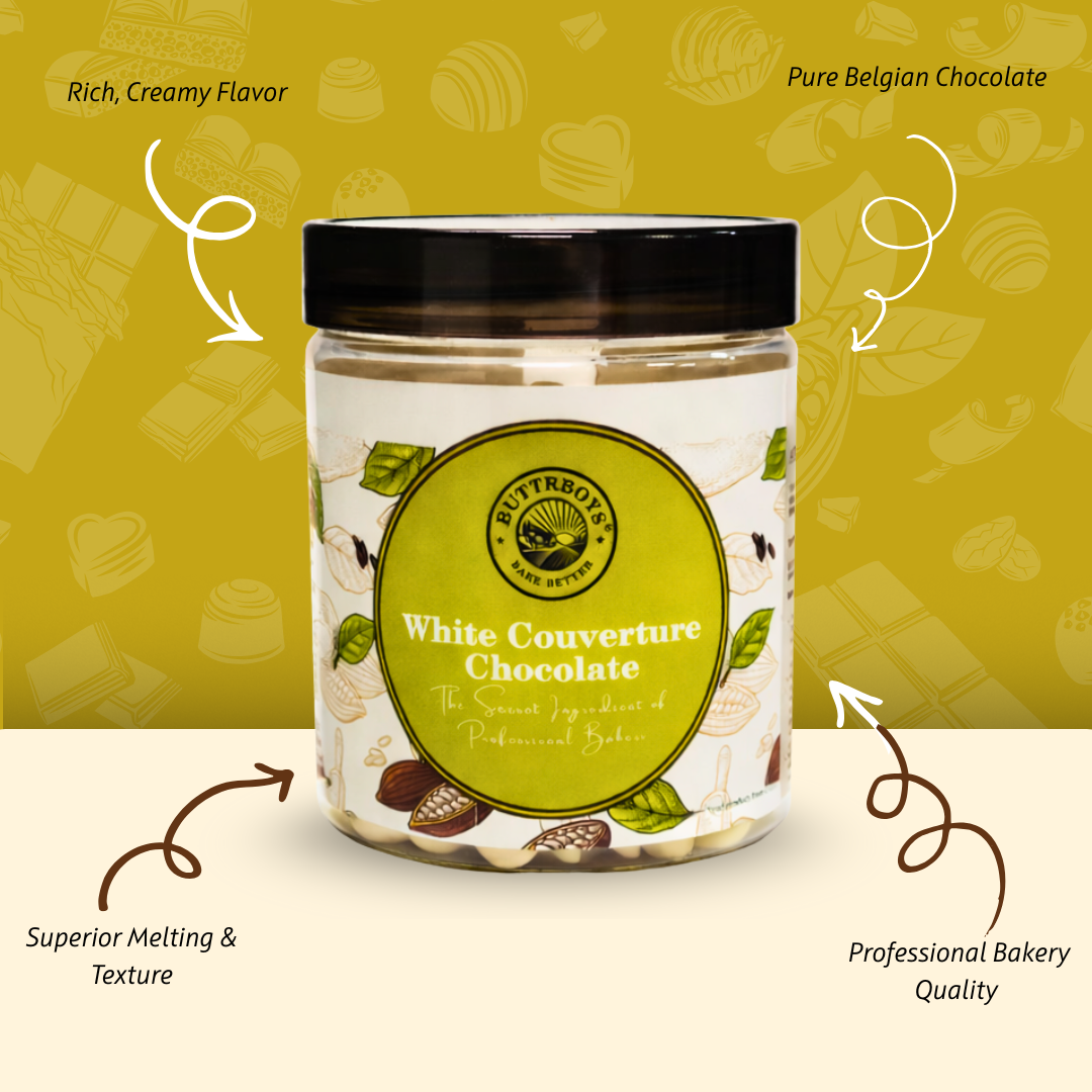 White Couverture Chocolate | Rich, Creamy & Professional Baking Chocolate