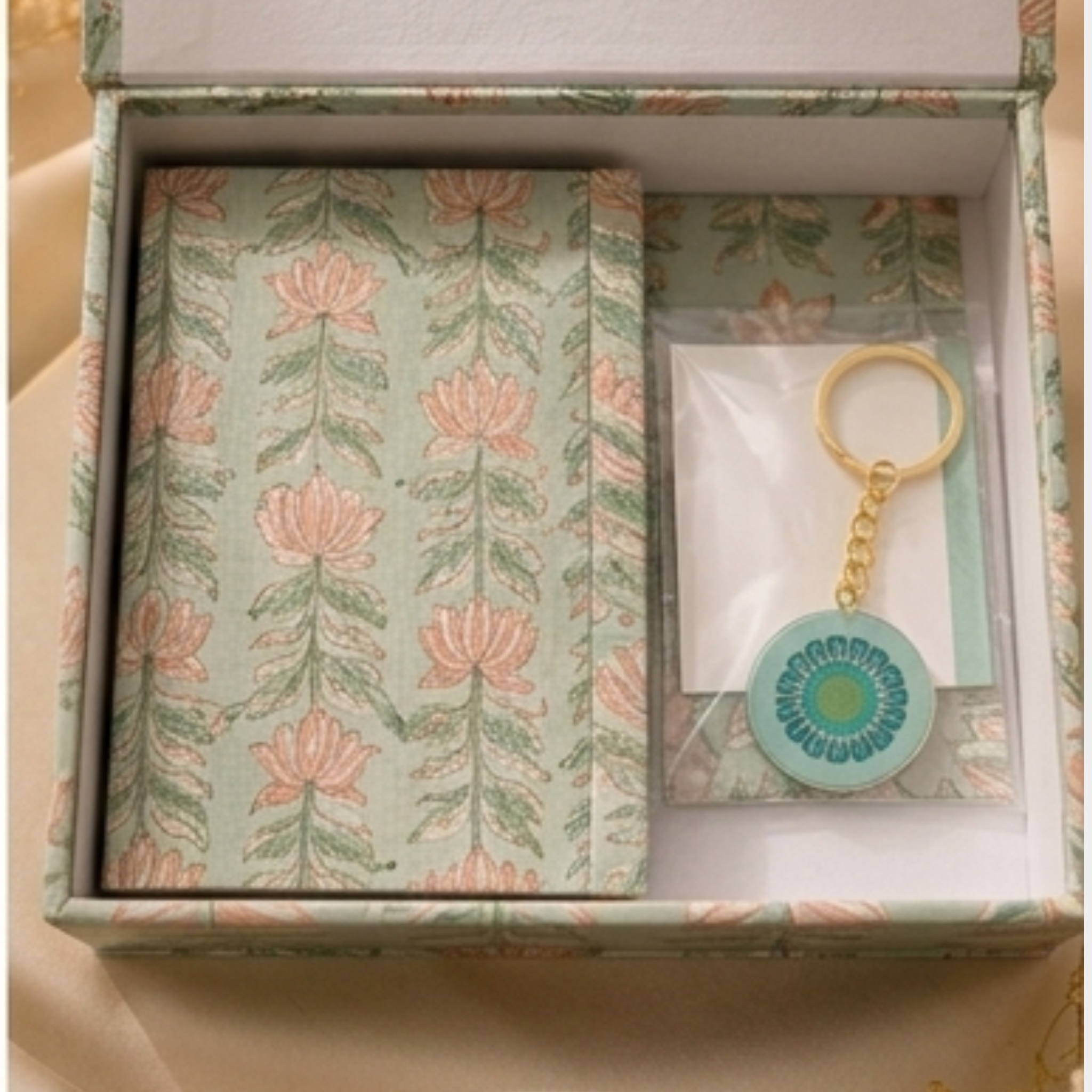 Handcrafted Indigo Botanical Desk Essentials 5-Piece Workspace Gift Set – Serene Blue Vine (Copy)