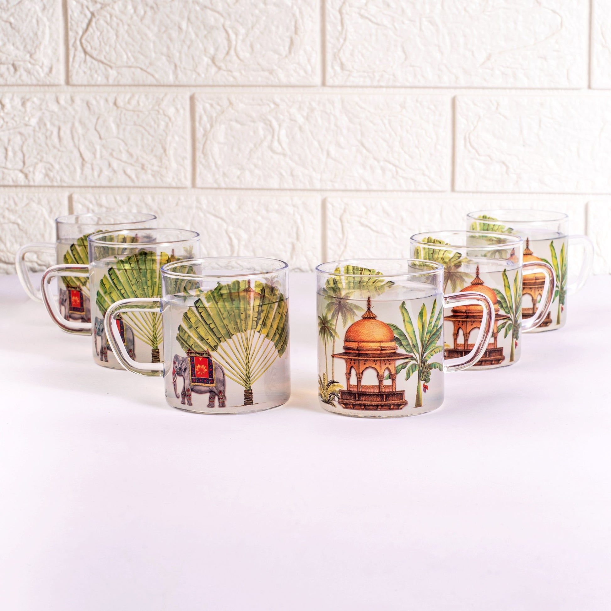 Royal Elephant Cups Set of 4