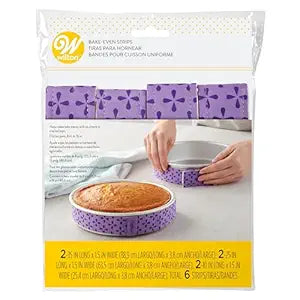 BAKE EVEN CAKE STRIPS 6PC