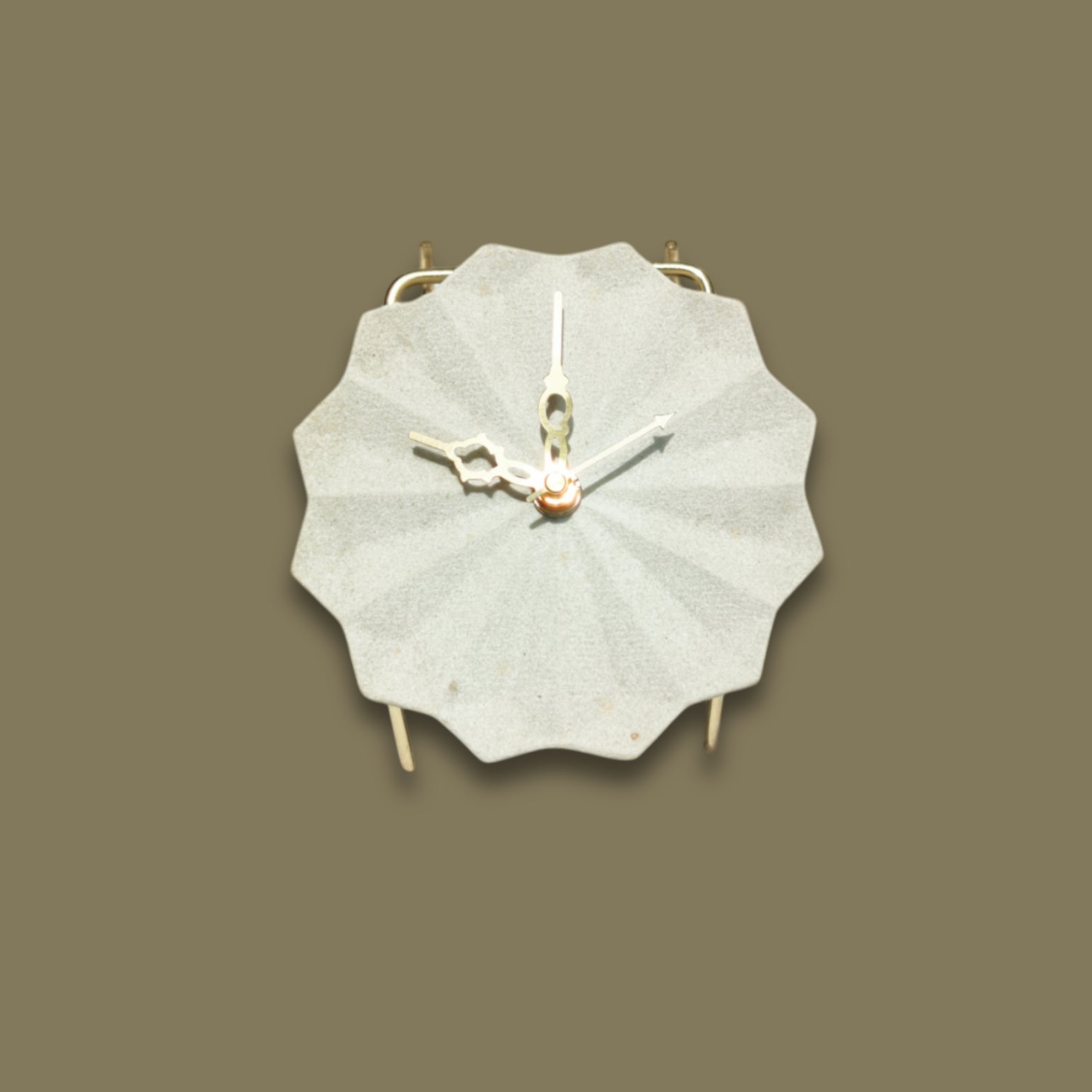 SUNBURST TABLE CLOCK