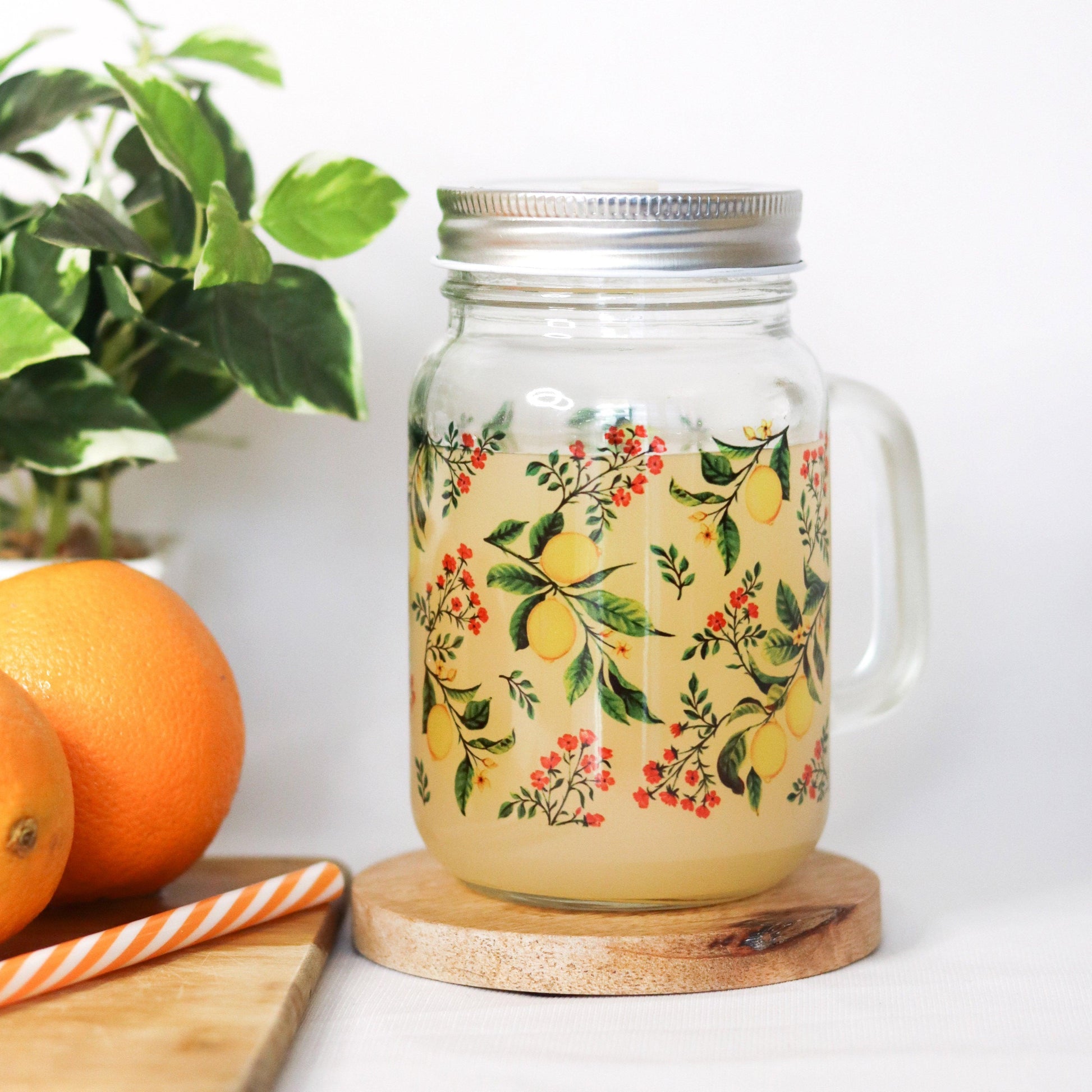 Zesty Lemon Mason Jar