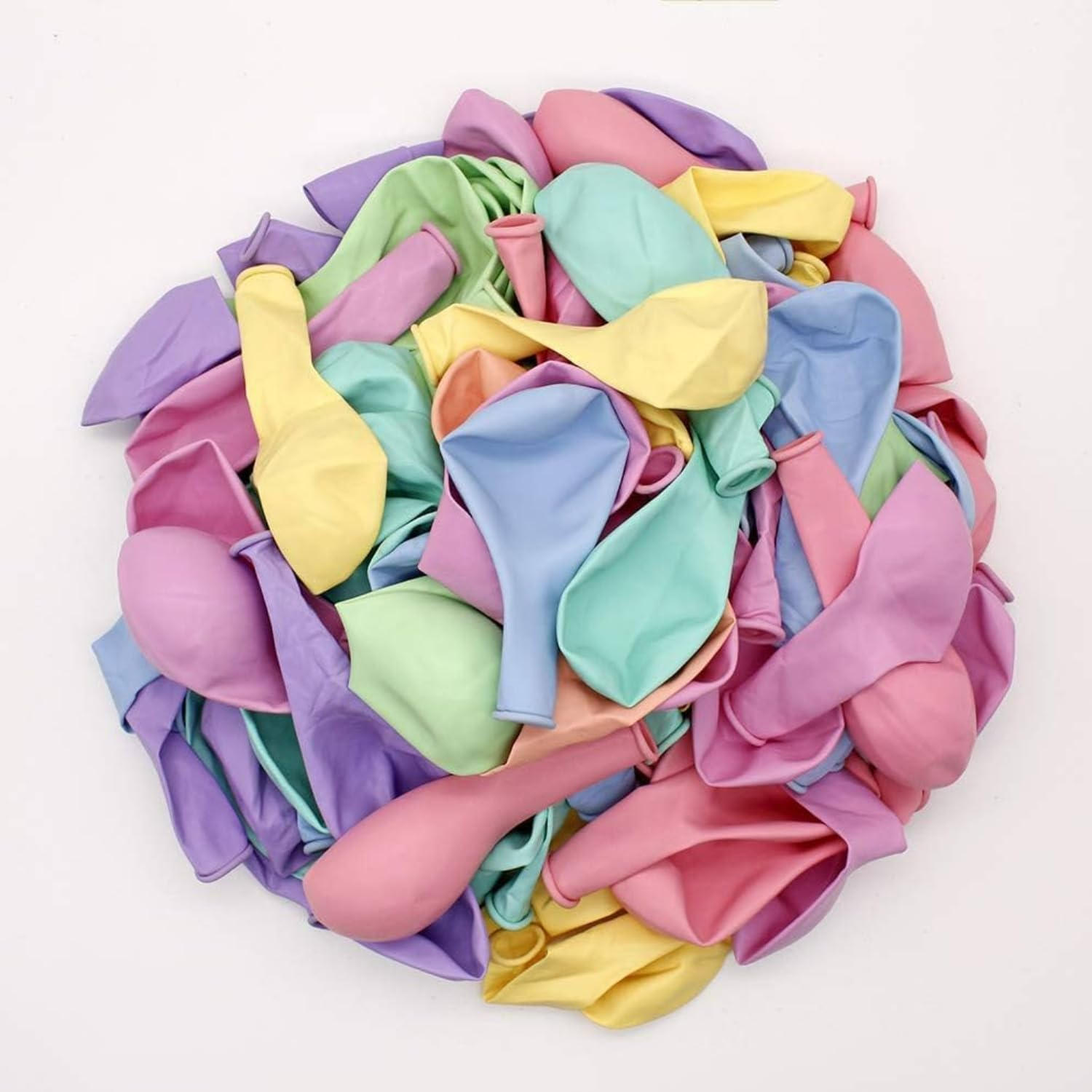 ASST PASTEL COLOURED 12 INCH LATEX BALLOONS 10/PKT