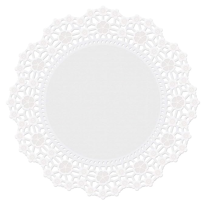 10.5 INCH WHITE DOILIES 16/PKT