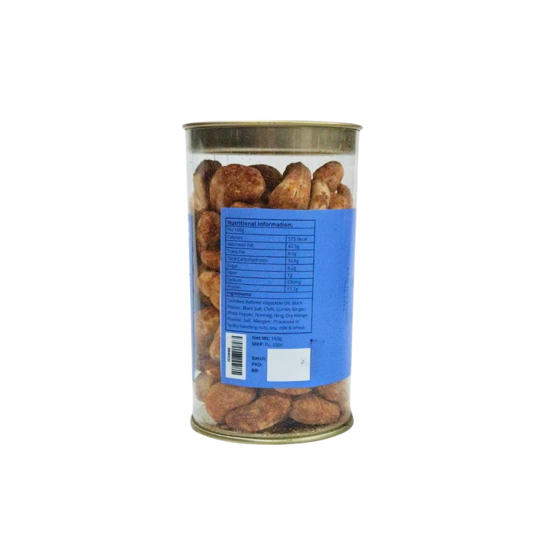 Cocktail Cashews | Premium Roasted & Flavored Cashew Nuts | ButtrBoys Gourmet Snack Jar