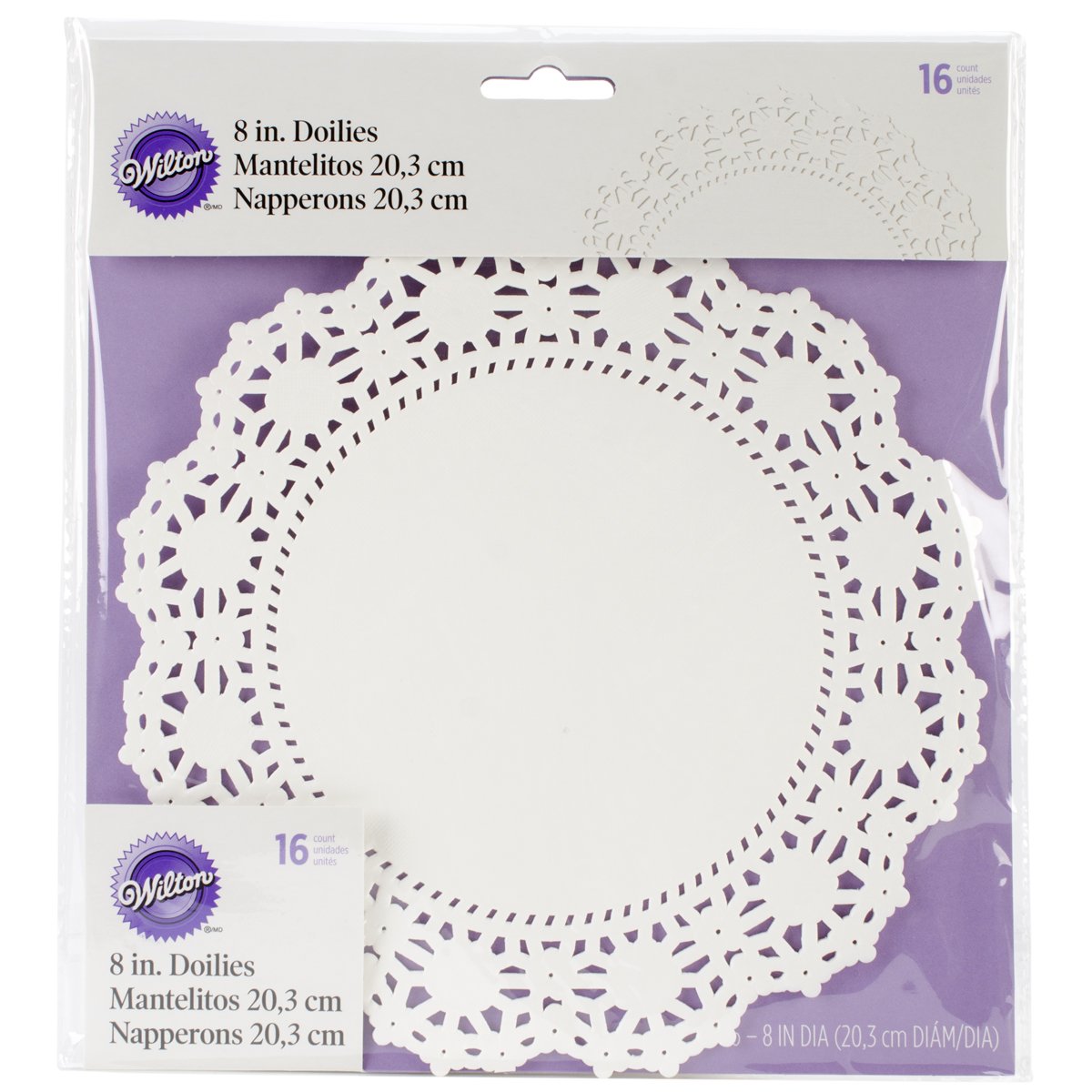8.5 INCH WHITE DOILIES 28/PKT