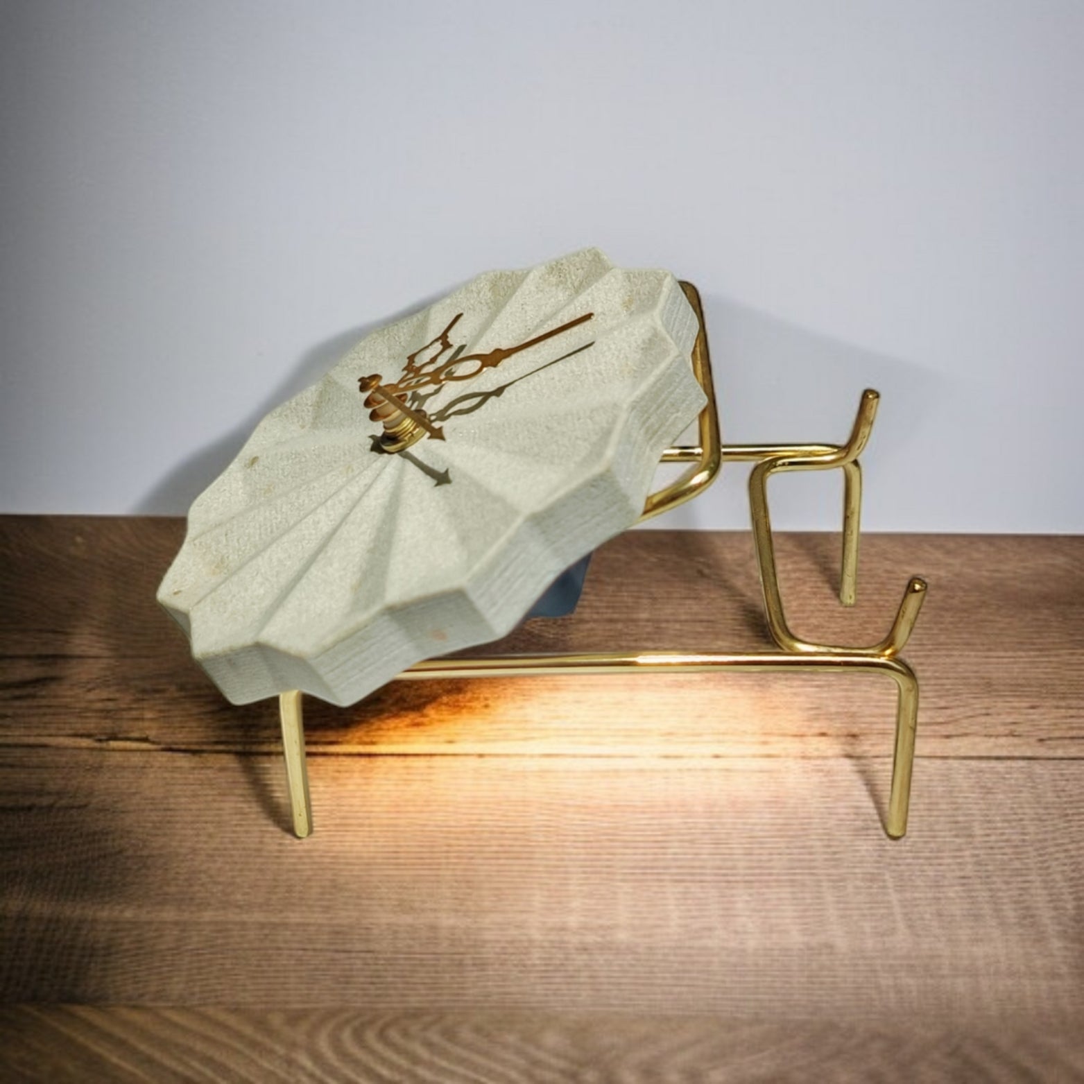 SUNBURST TABLE CLOCK