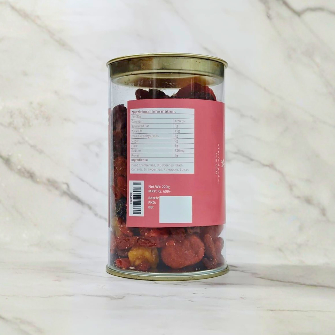 Mixed Berries | Premium Dried Berry Blend | Healthy Snack Jar | ButtrBoys Gourmet Collection