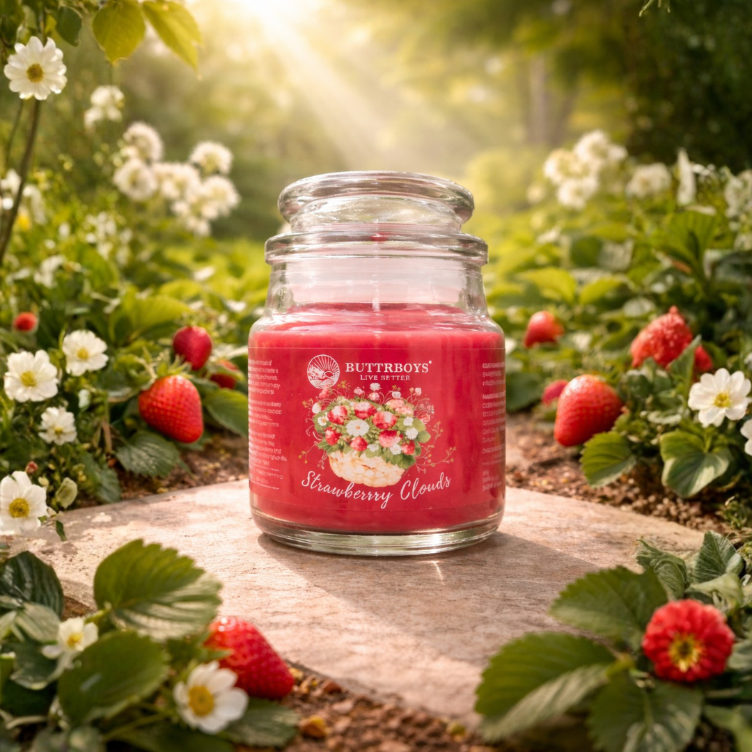 Strawberry Clouds (Strawberry) Artisan Candle