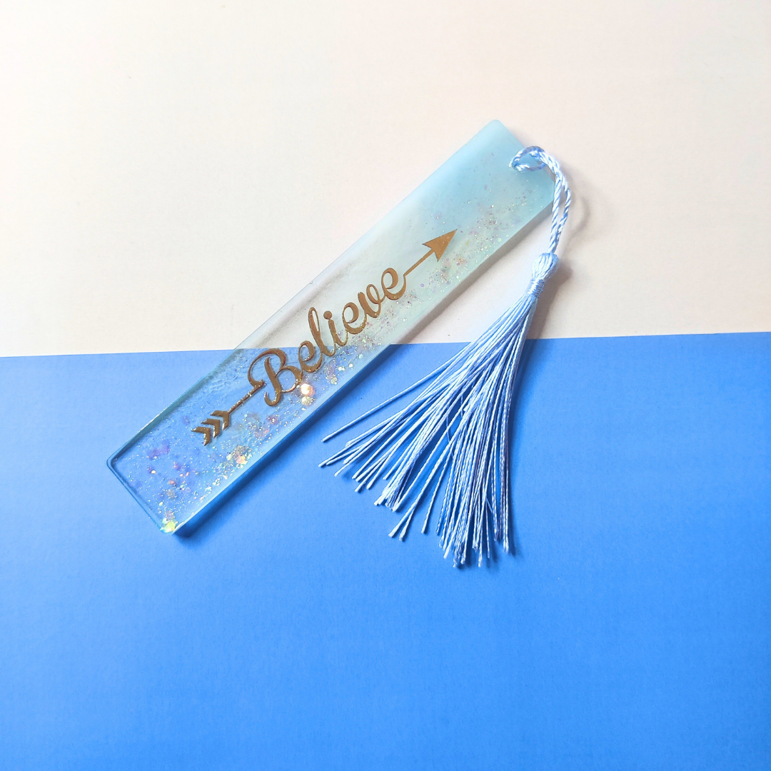 Believe Resin Book Mark