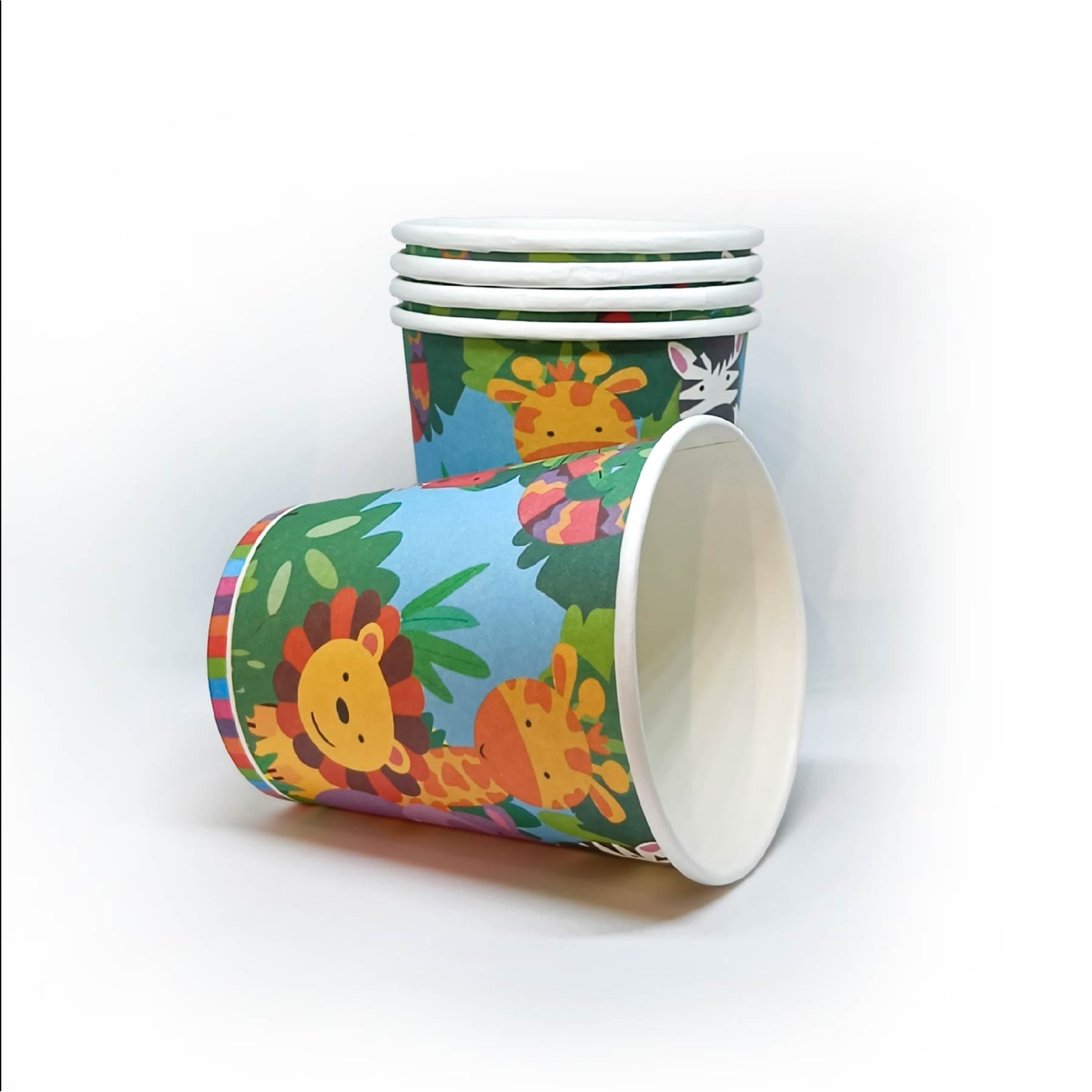 ANIMAL JUNGLE 9OZ PAPER CUPS 8/PKT