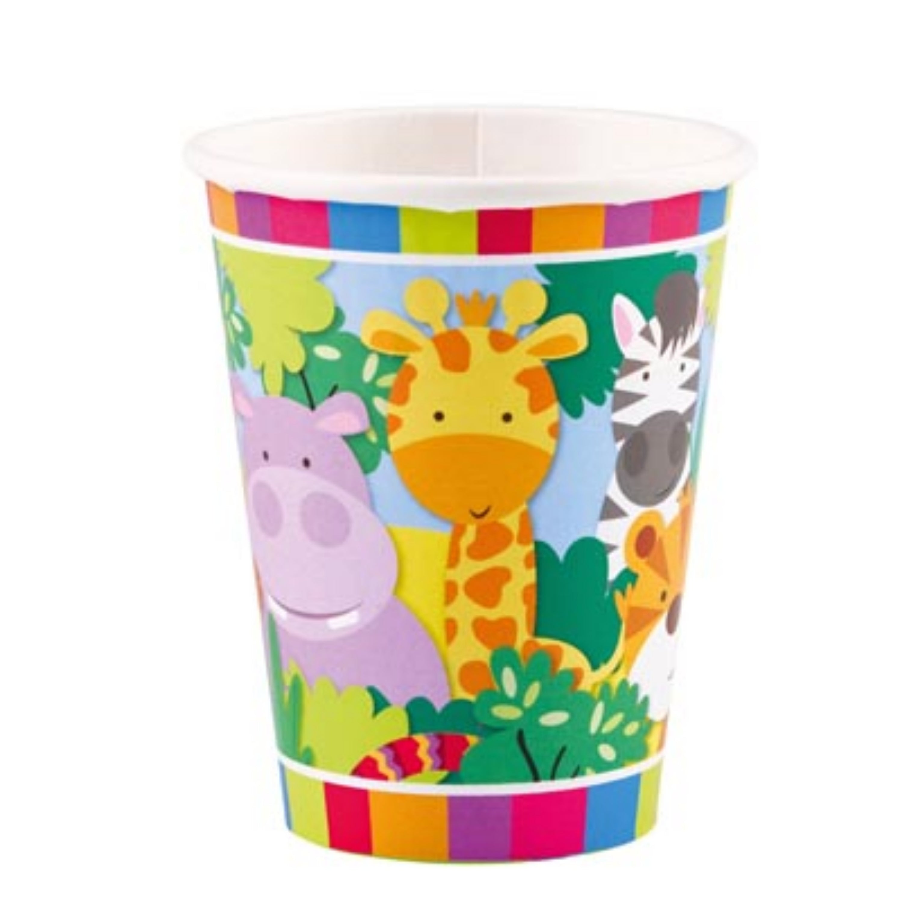 ANIMAL JUNGLE 9OZ PAPER CUPS 8/PKT