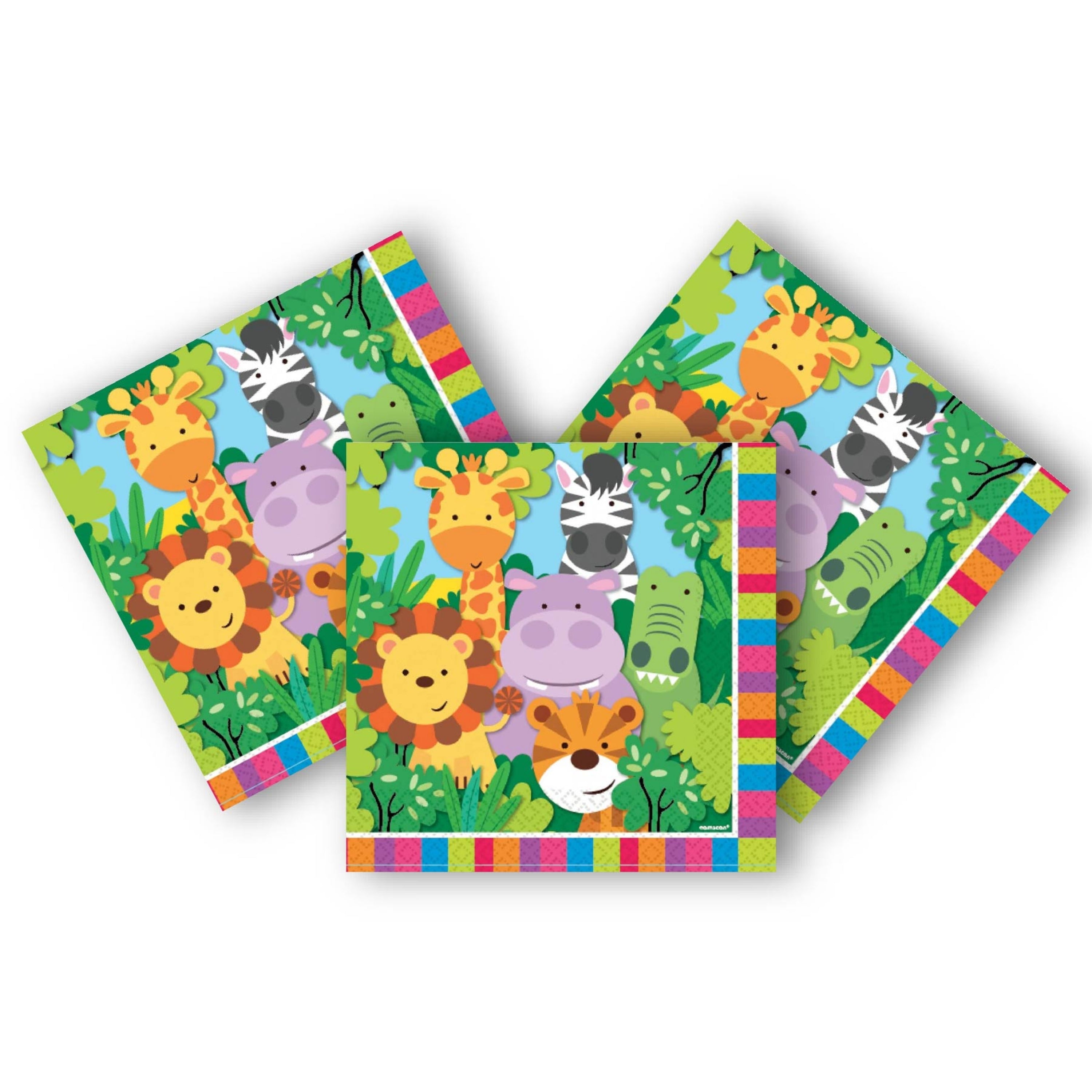 ANIMAL JUNGLE LUNCH NAPKIN 16/PKT