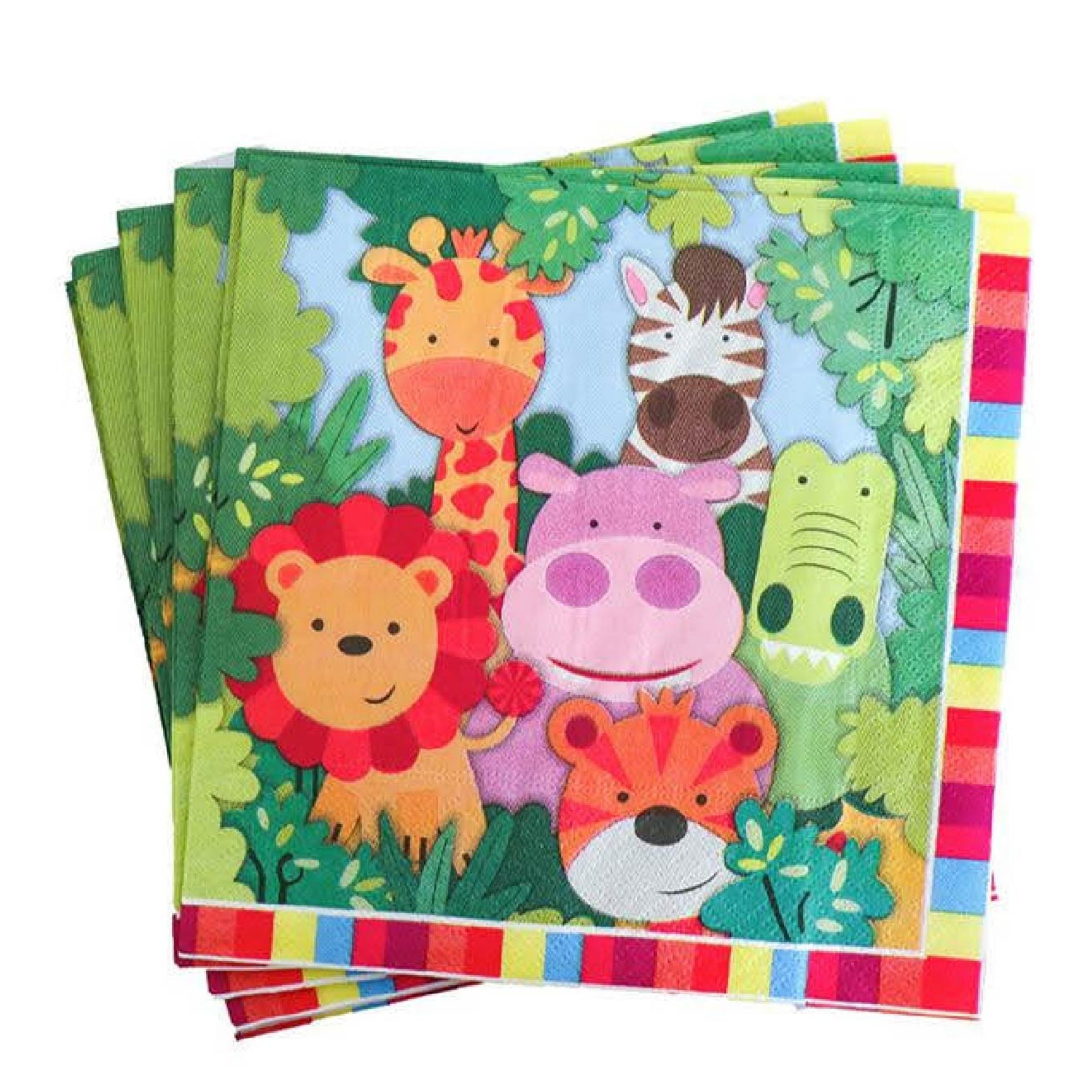 ANIMAL JUNGLE LUNCH NAPKIN 16/PKT