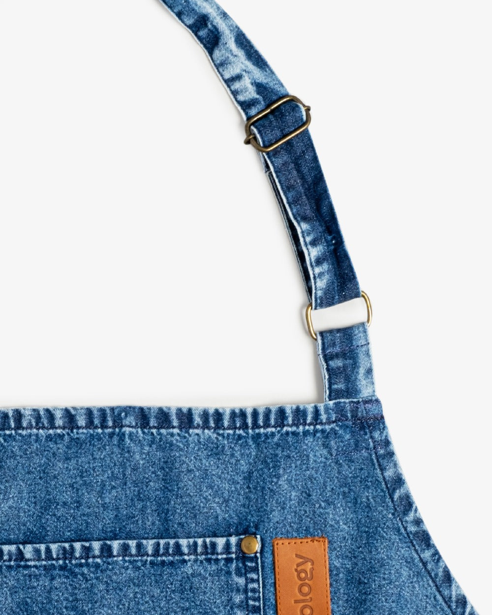 Amari Denim Apron - Midnight blue