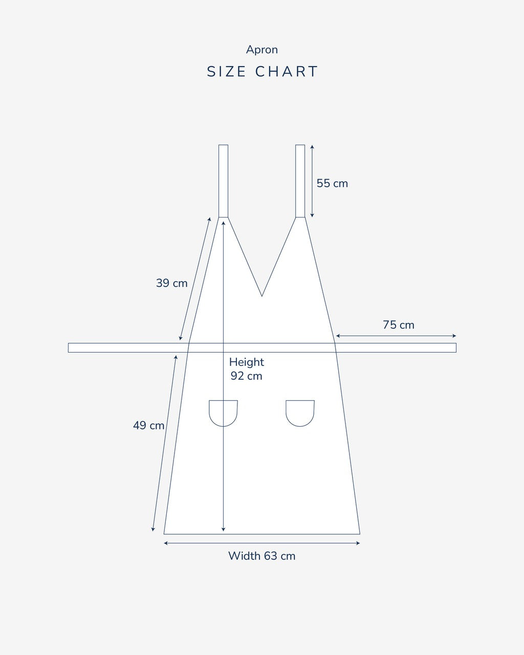 Patisserie dress style Apron