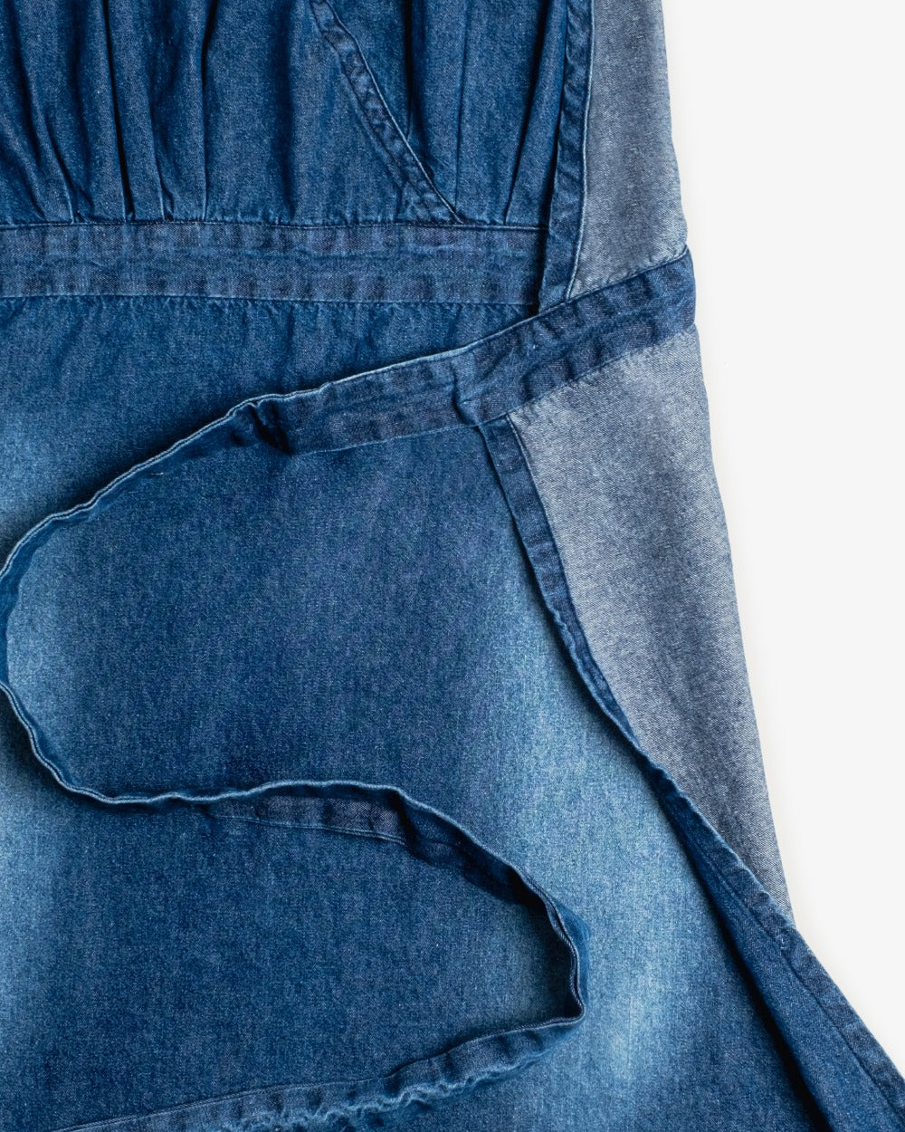 Marbella Denim Apron - Midnight blue