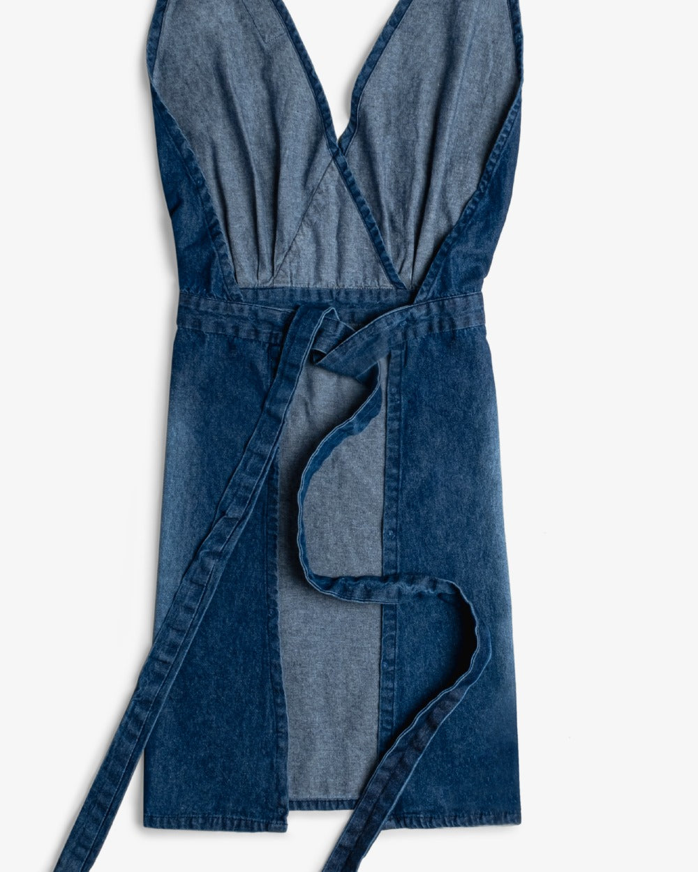 Marbella Denim Apron - Midnight blue