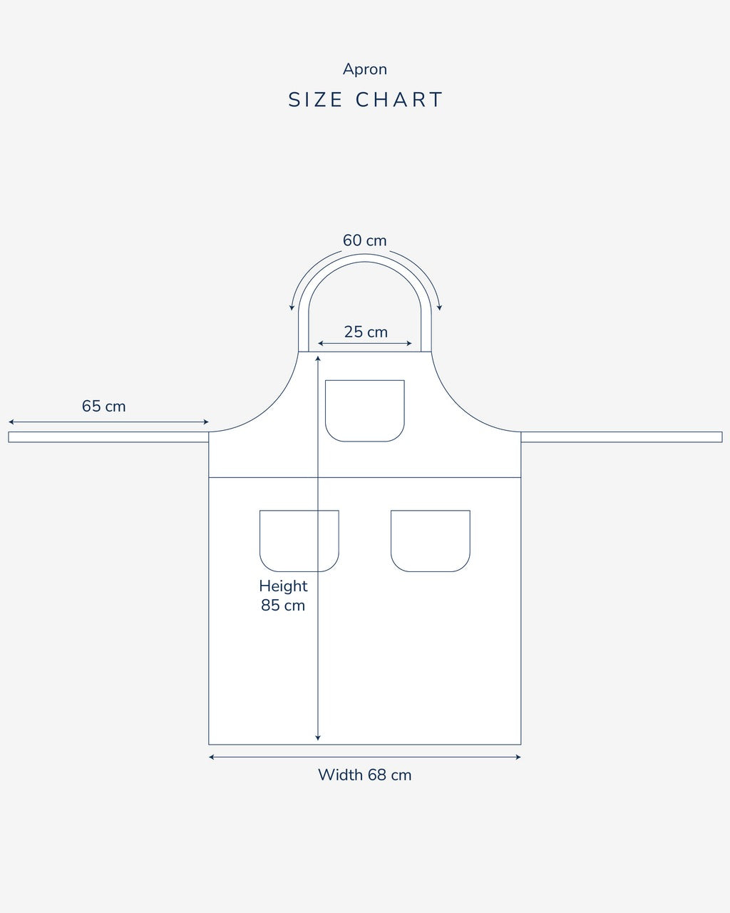 Nomad Canvas Apron - OXFORD BLUE