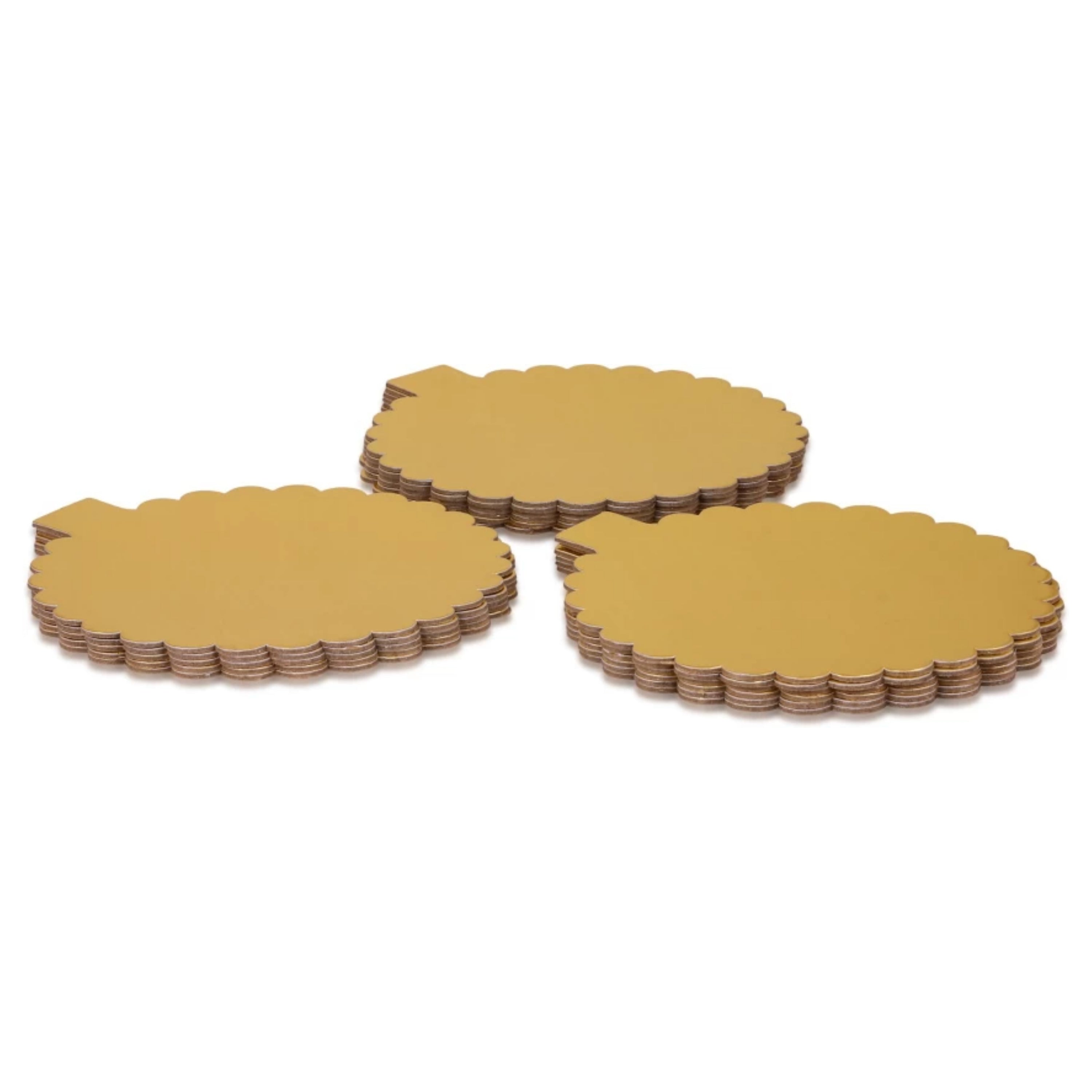 BOARD 6 INCH ROUND GOLD PACK OF 10