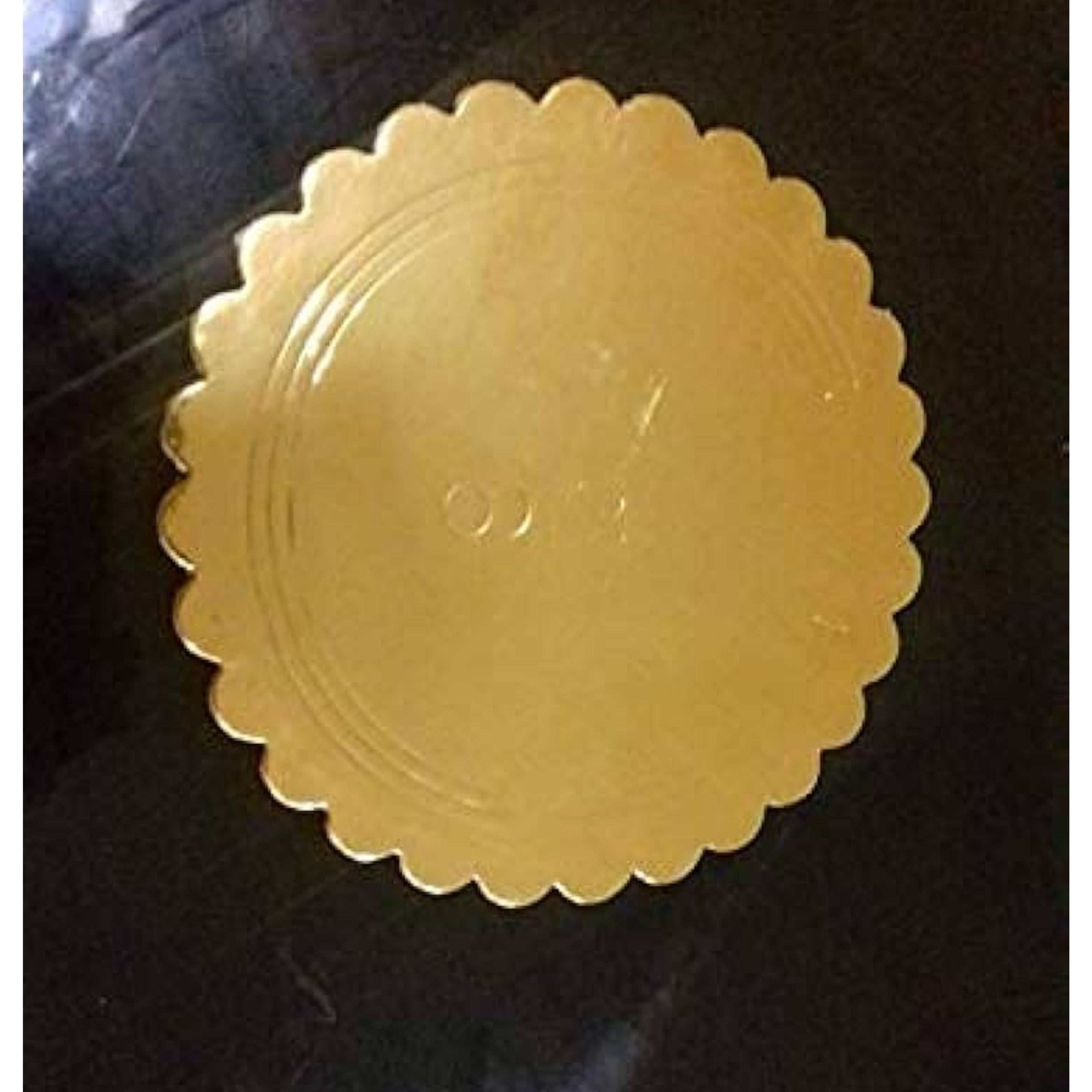 BOARD 6 INCH ROUND GOLD PACK OF 10