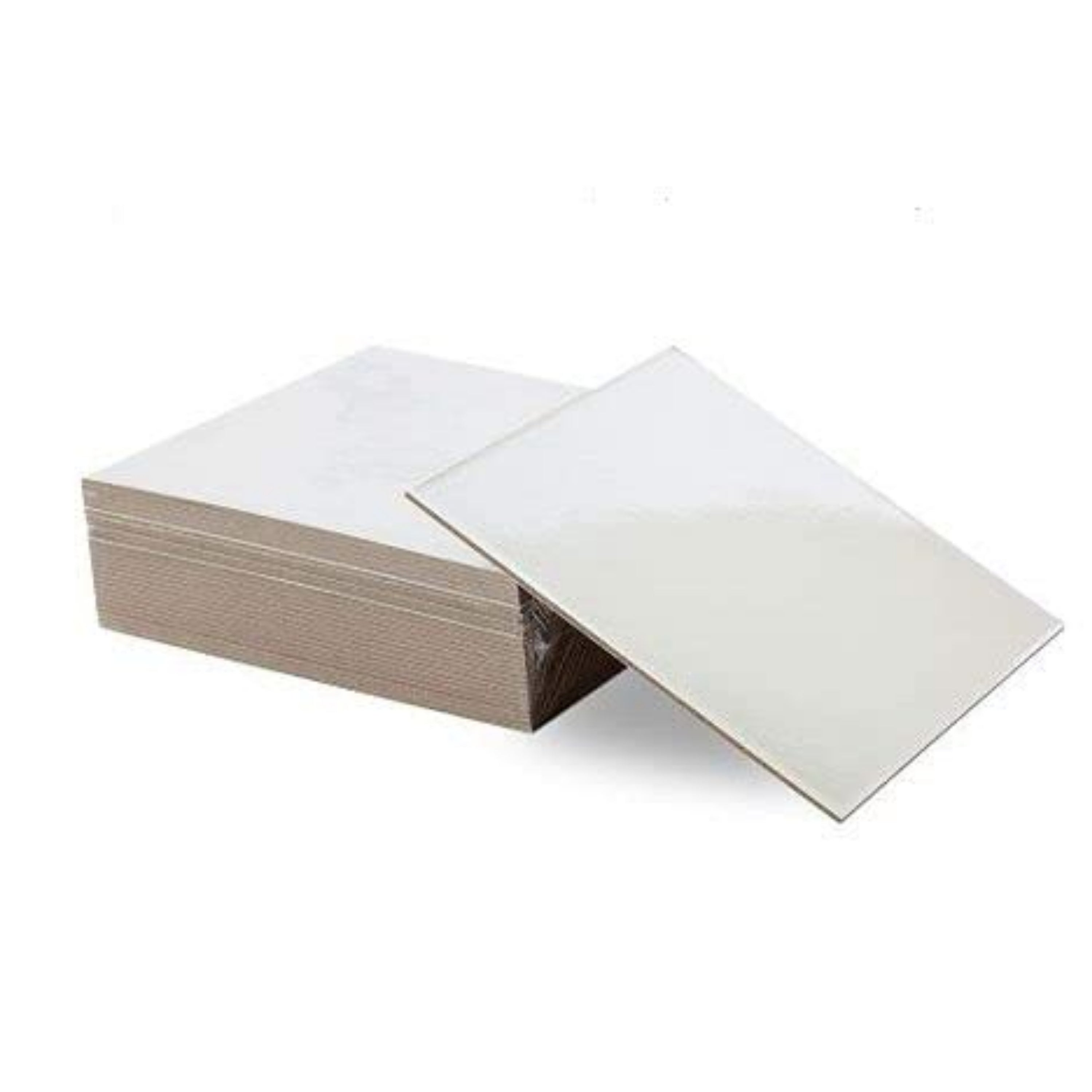 BOARD 8 INCH SQUARE SILVER PACK OF 10