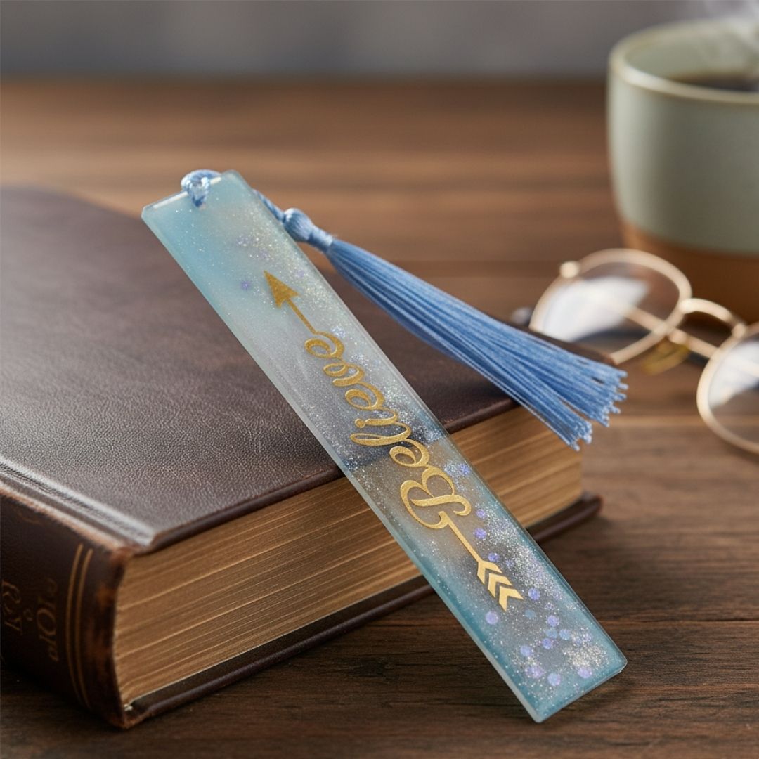 Believe Resin Book Mark