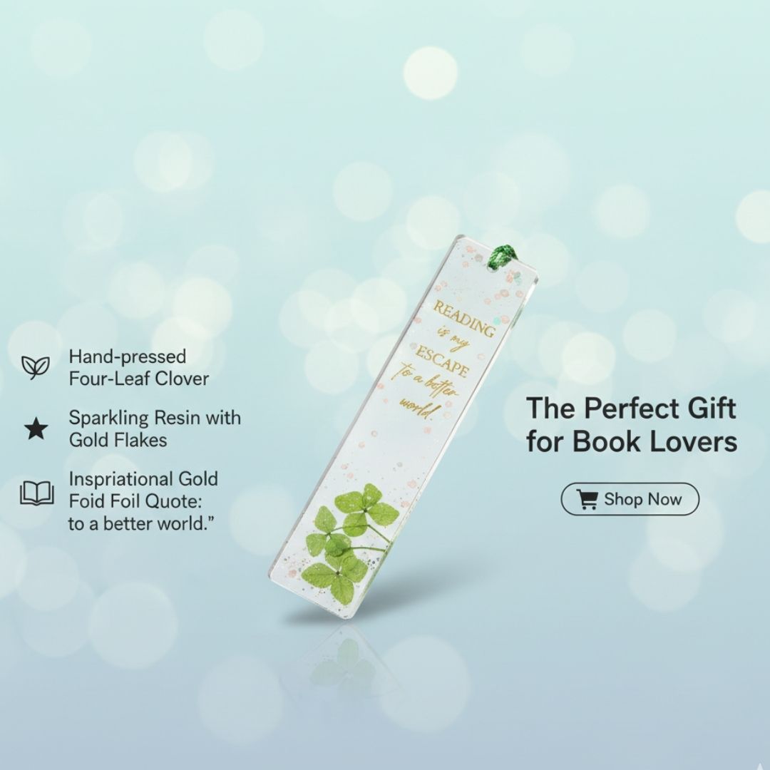 Inspirational Resin Bookmark