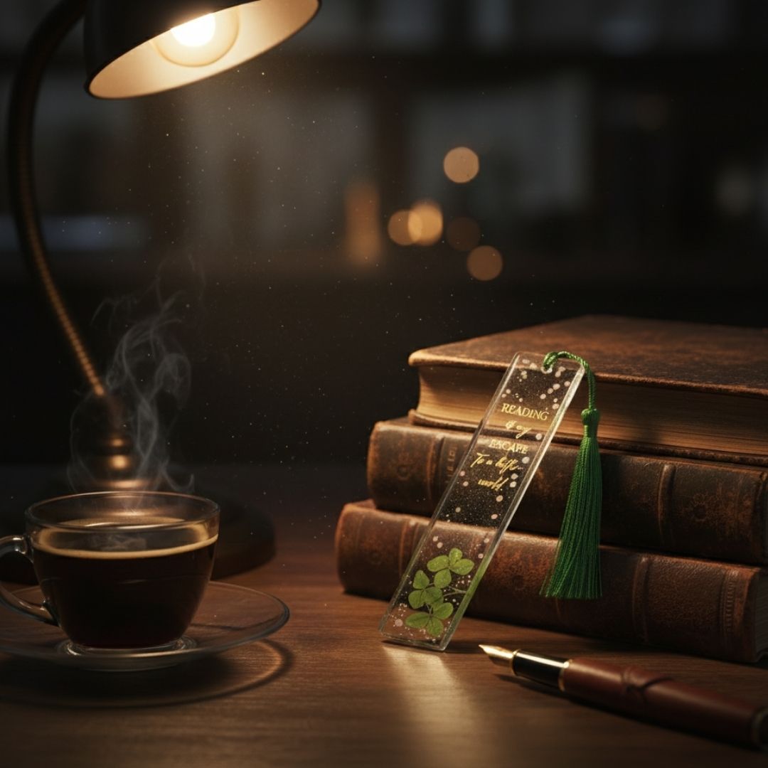 Inspirational Resin Bookmark