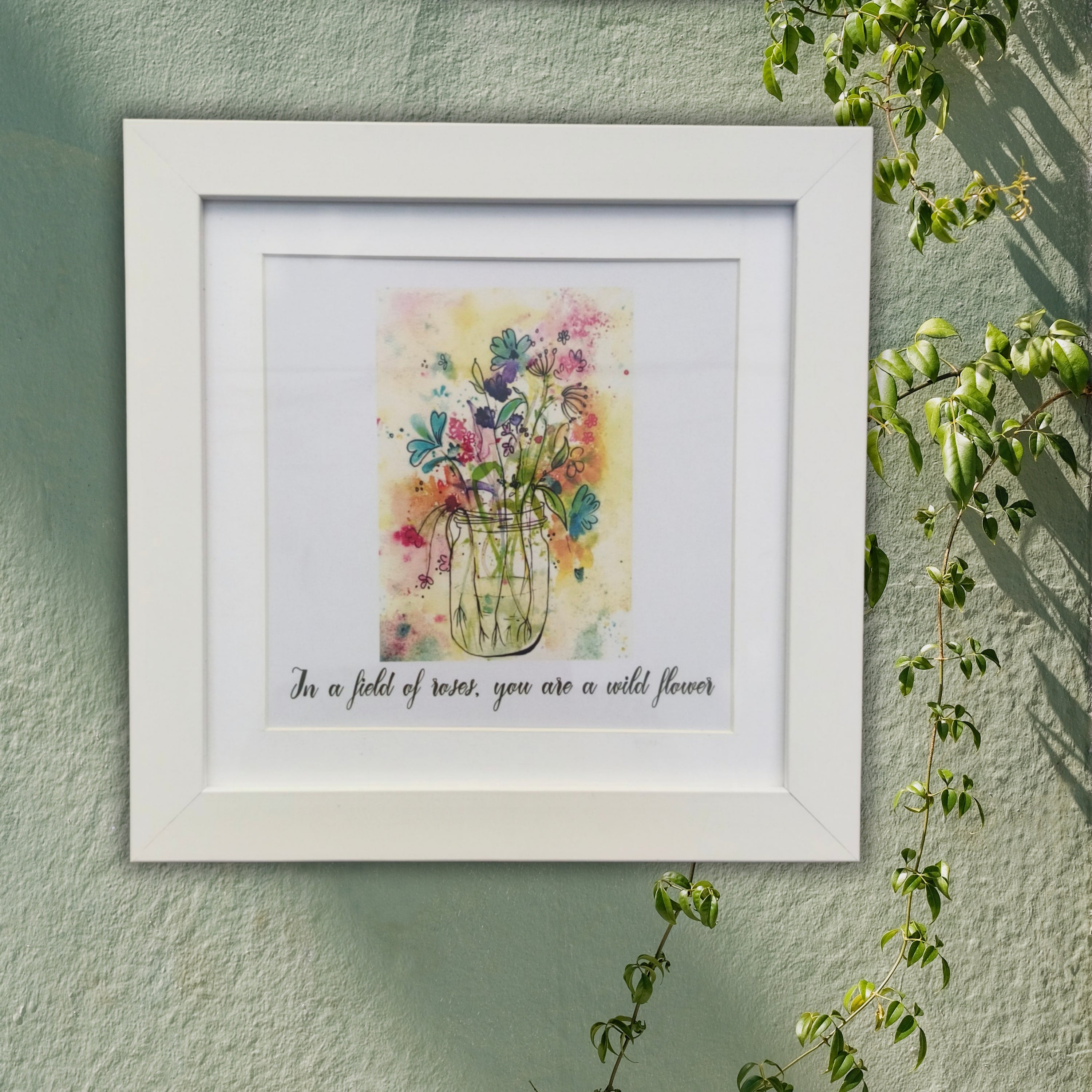 WILD FLOWER FIELD FRAME