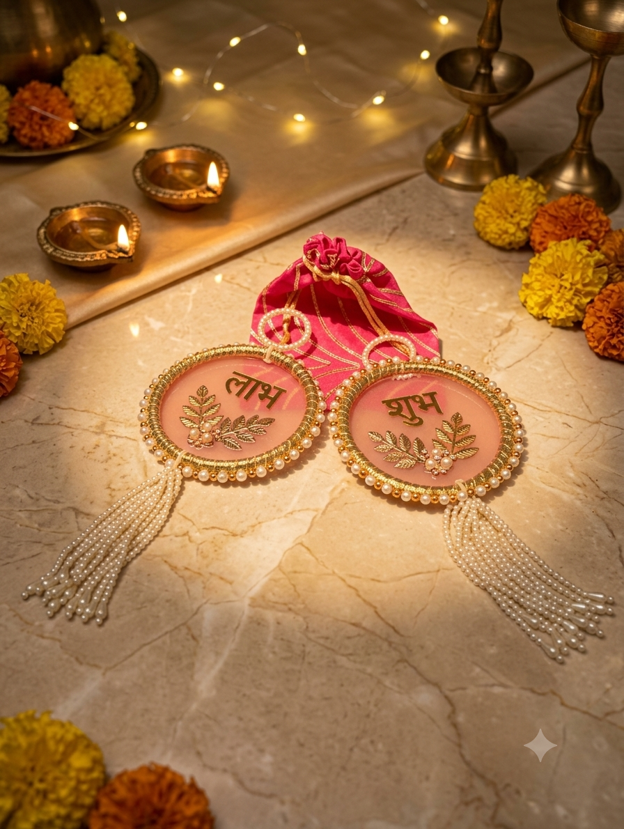 Shubh Labh Ornament Set