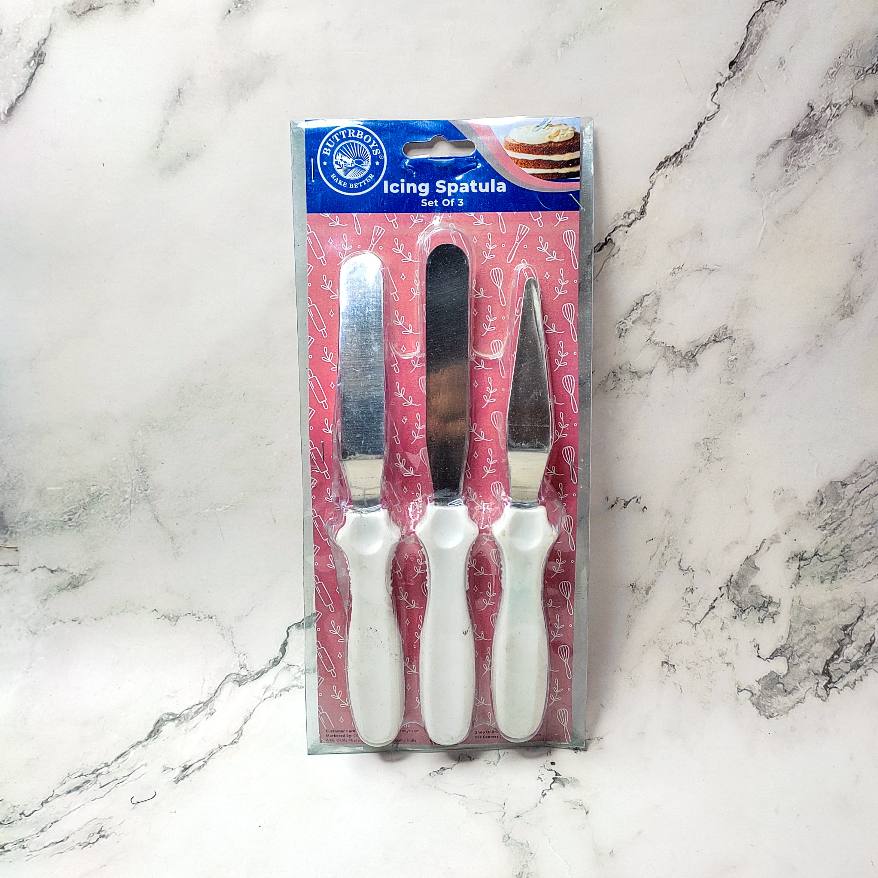 BUTTRBOYS ICING SPATULA SET/3