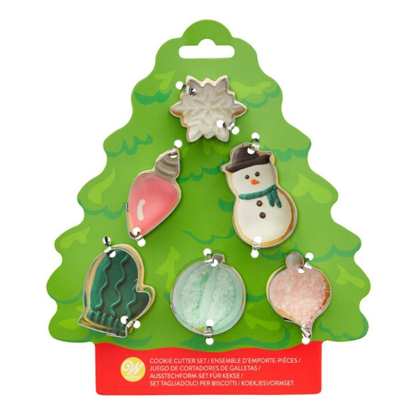 Mini Christmas Cookie Cutter Set Tree