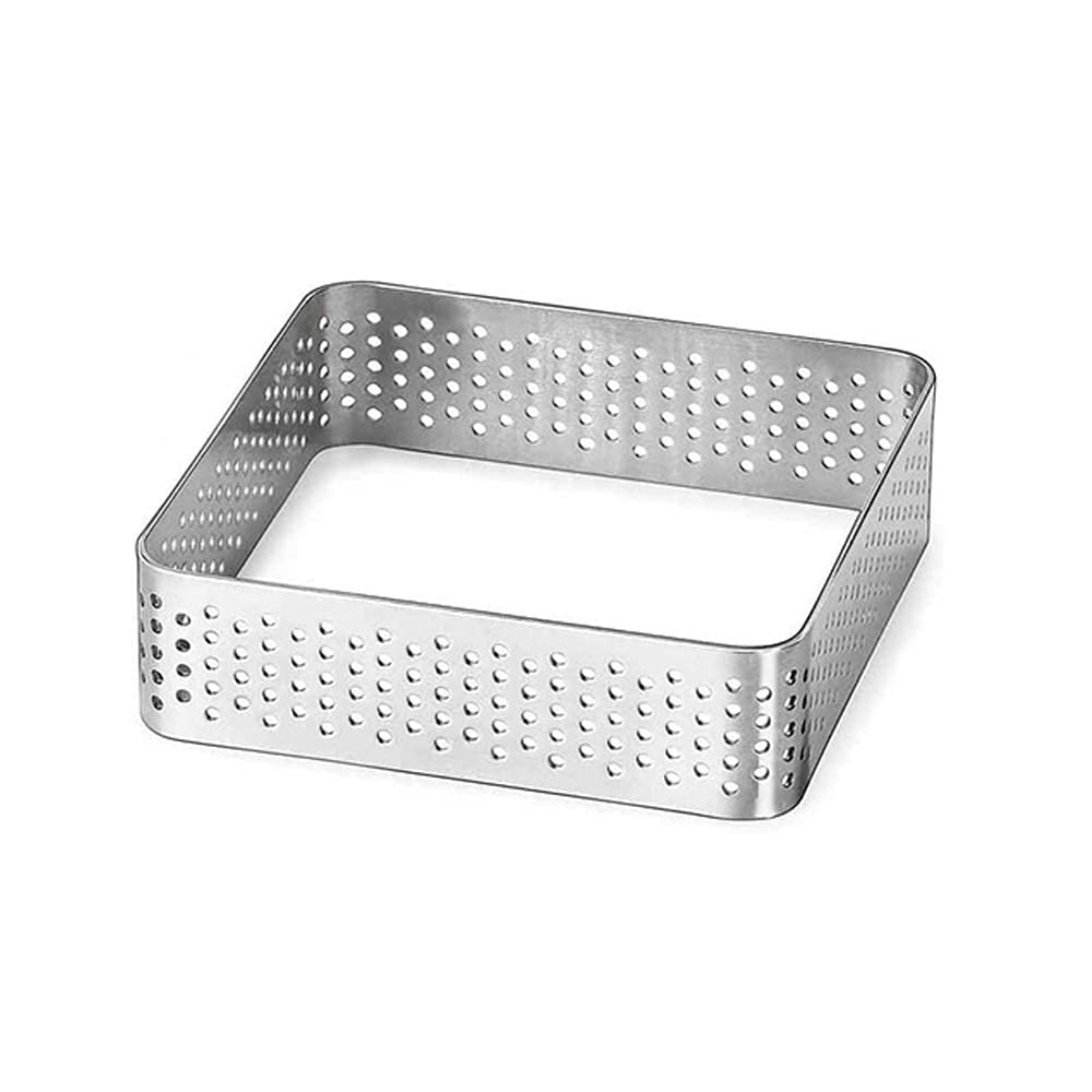 PERFORATED SQUARE TART RING 100X35