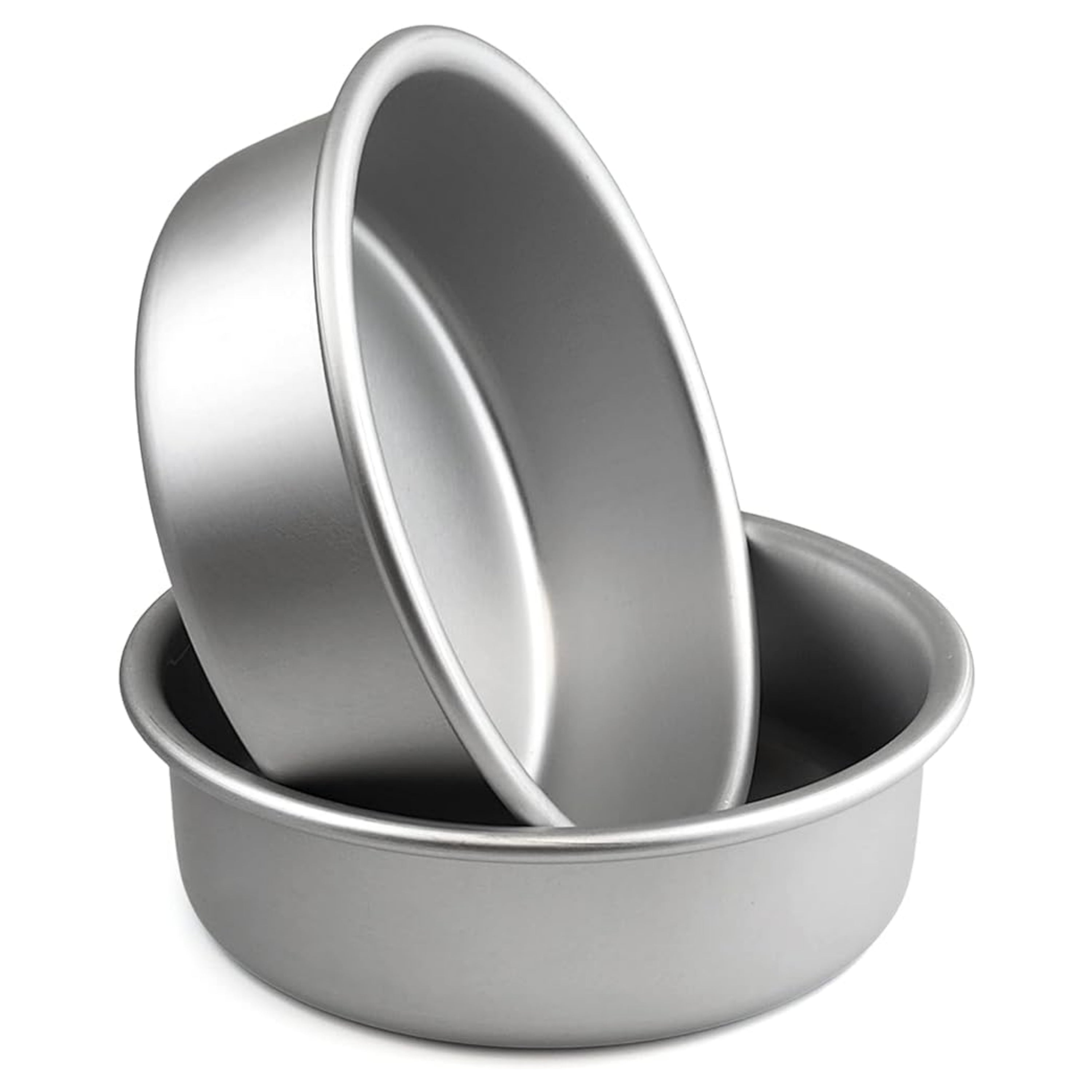 Small and Tall 6 x 2-Inch Aluminium Cake Pan Set, 2-Piece