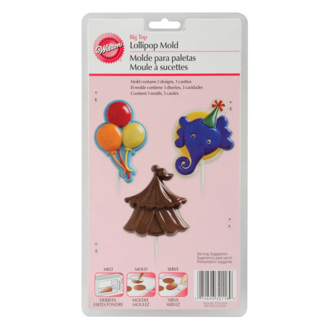 CANDY MOLD BIG TOP LARGE LOLLIPOP