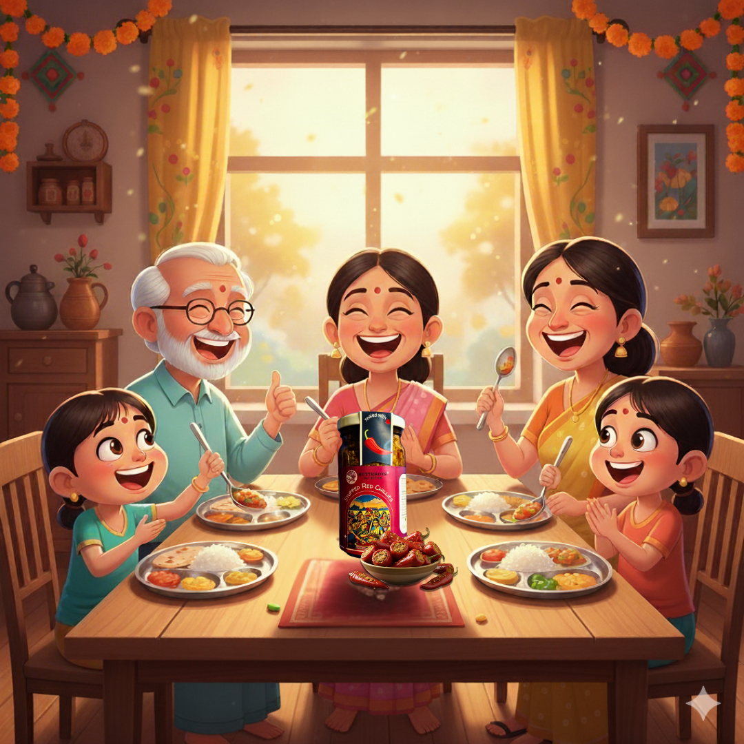 Stuffed Red Chillies