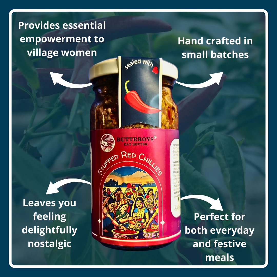 Stuffed Red Chillies