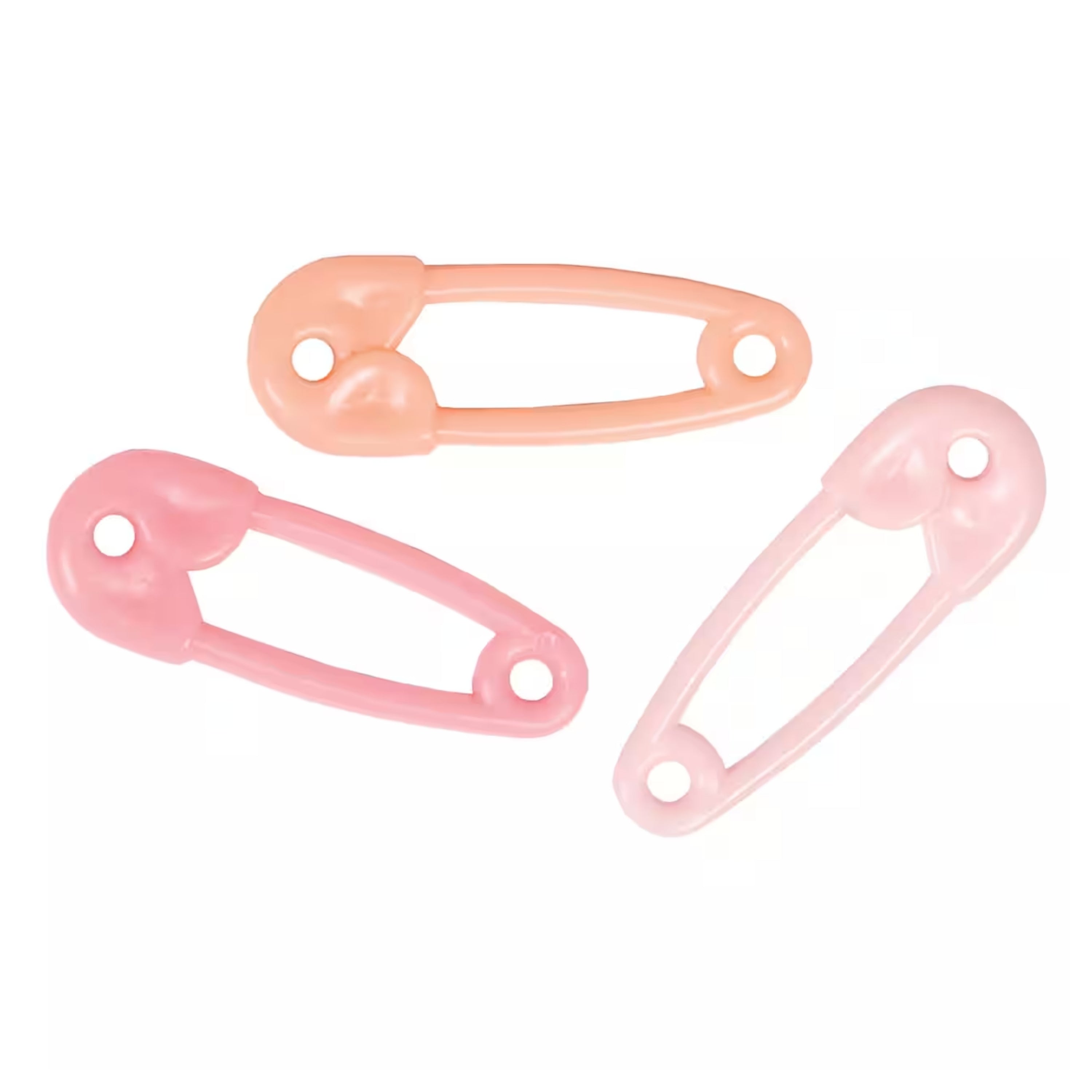 TOPPERS MINI SAFETY PINS PINK 20PK