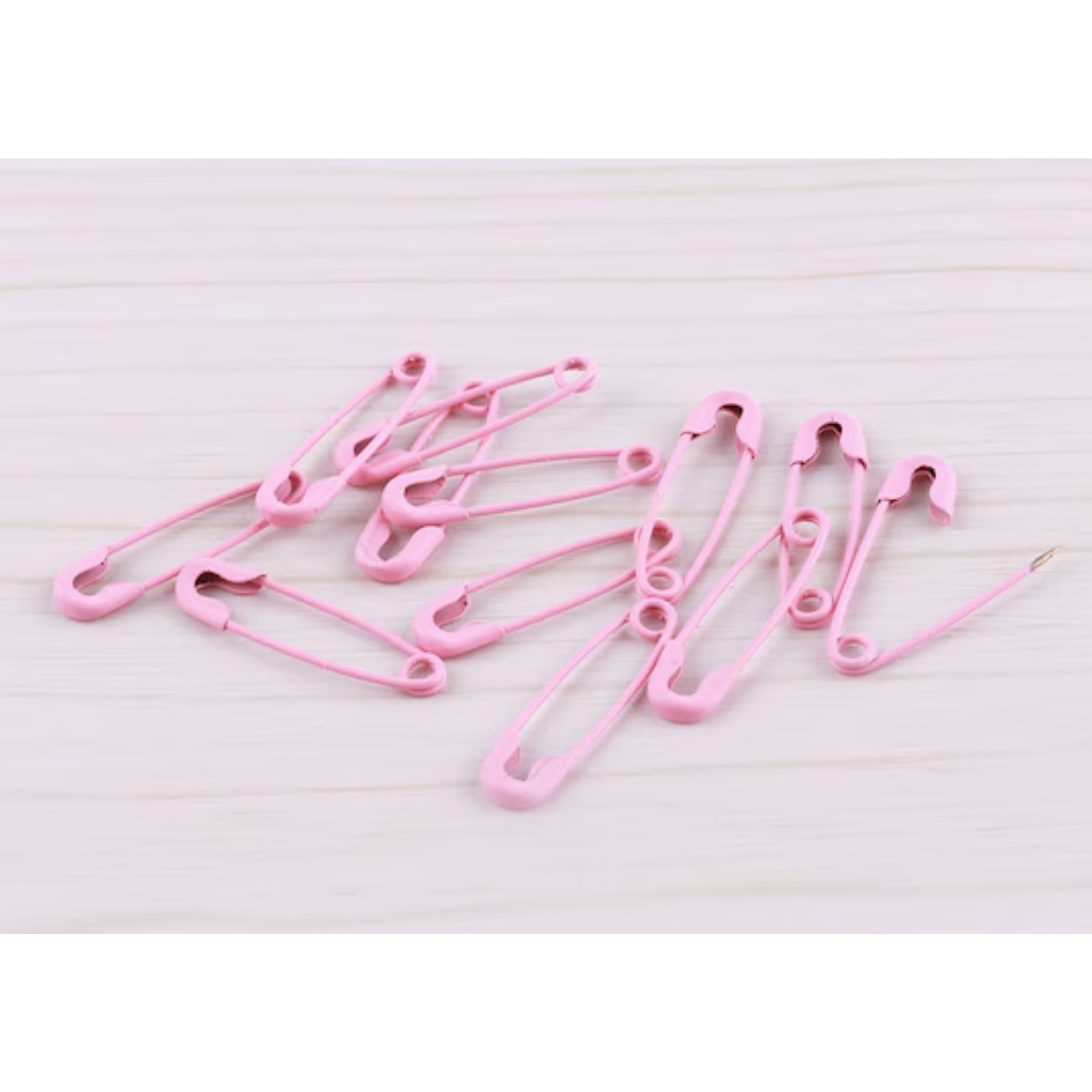 TOPPERS MINI SAFETY PINS PINK 20PK