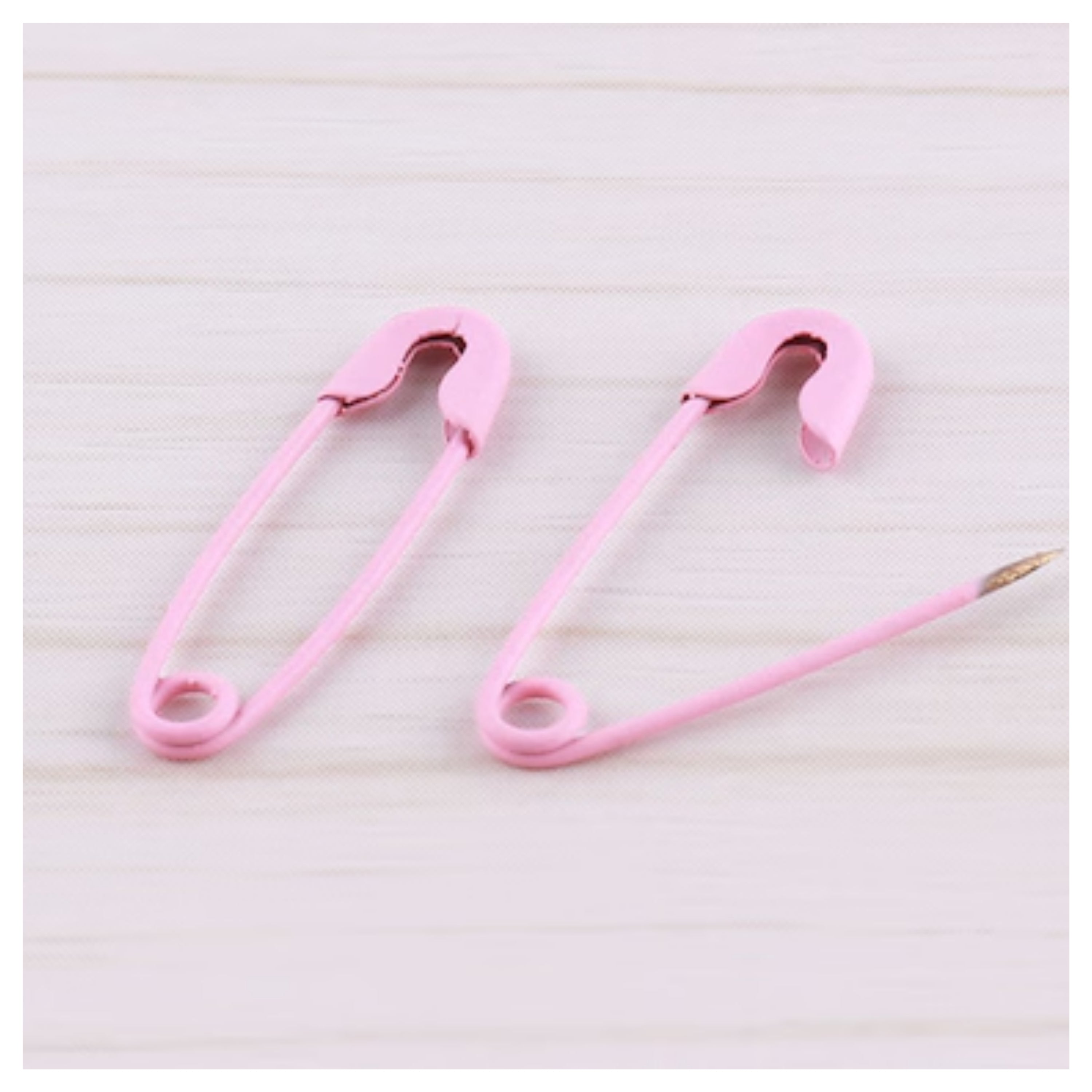 TOPPERS MINI SAFETY PINS PINK 20PK