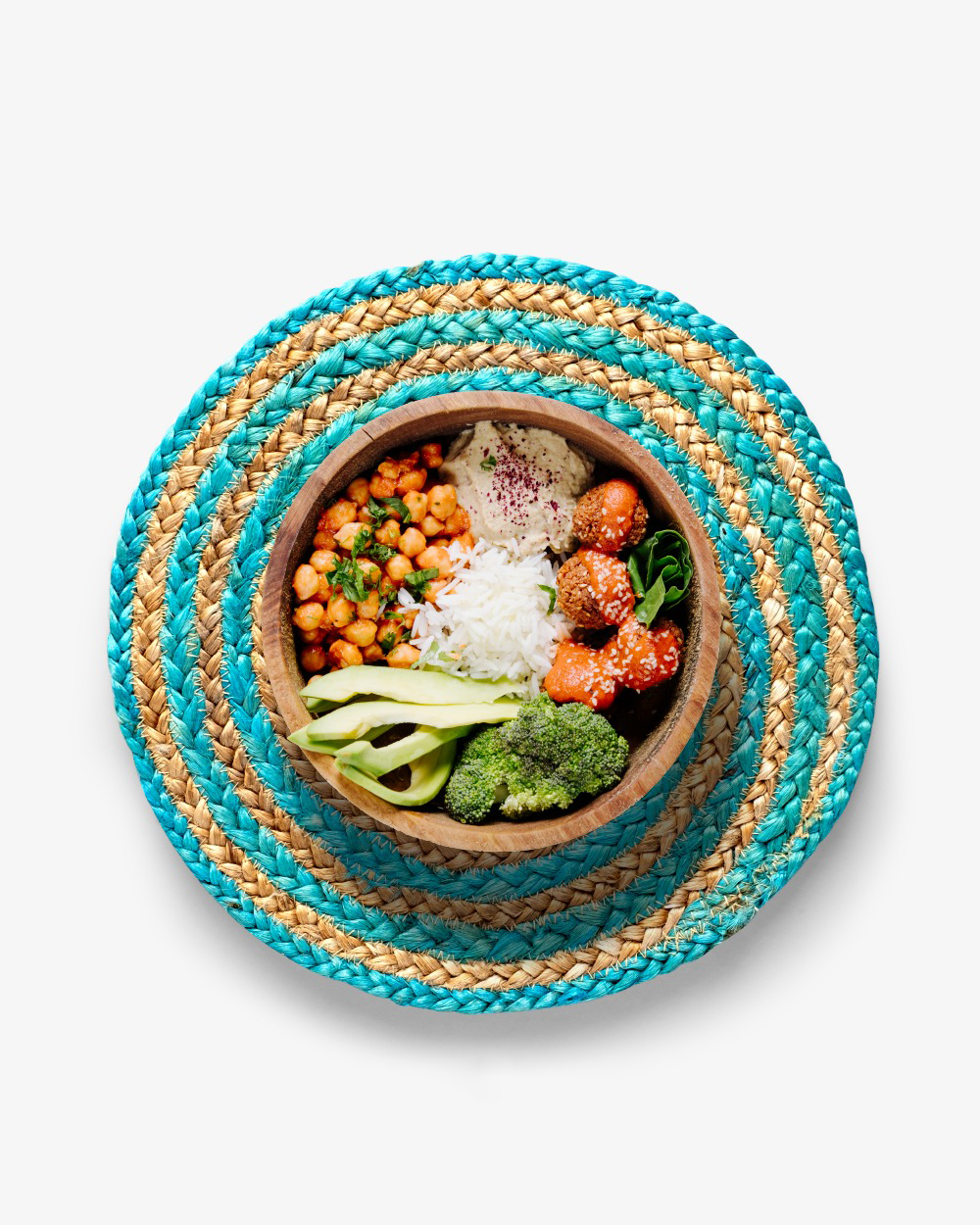 Coolangatta jute round placemats Pack of 4
