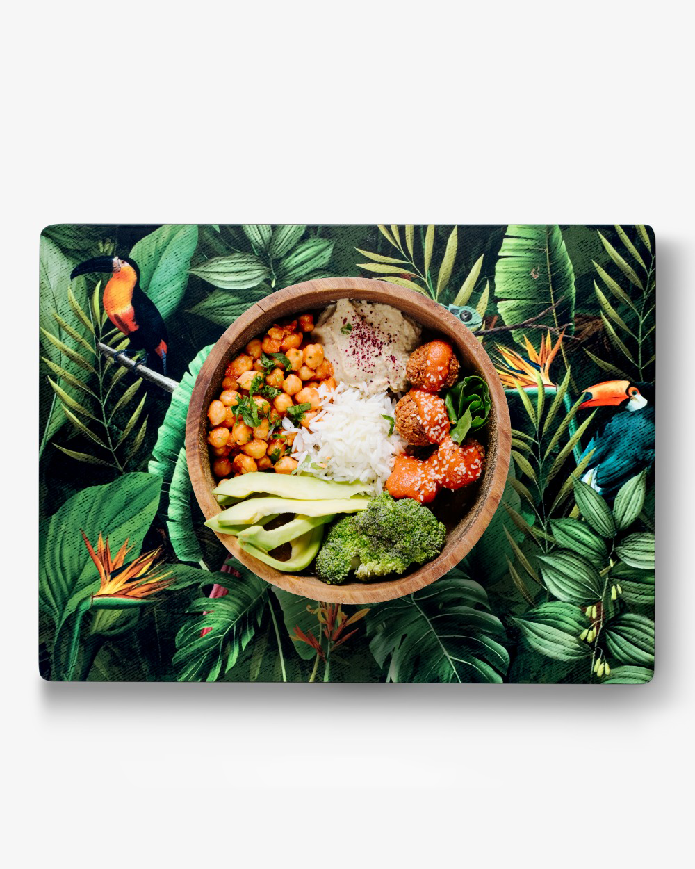 Birds of paradise Hardwood Placemats Pack of 4