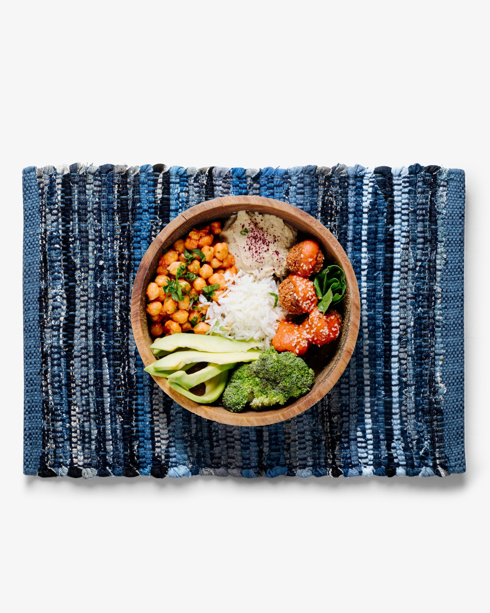 Indri denim Placemats Pack of 4